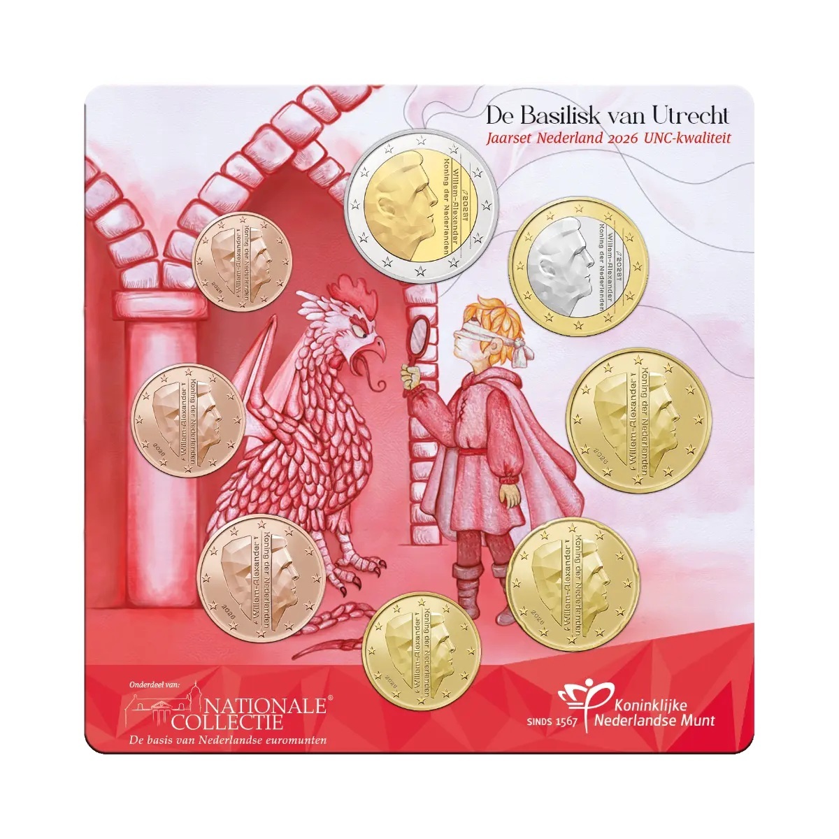 Pays-Bas - Coffret Euro 2026 - Le Basilic d'Utrecht