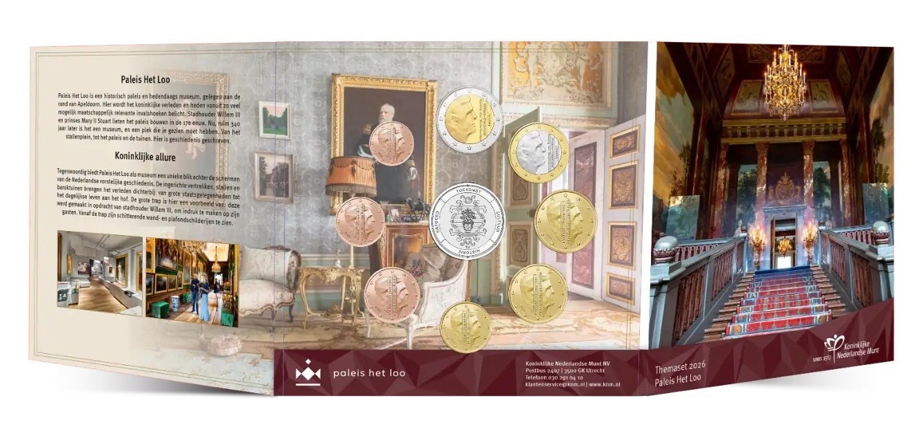 Pays-Bas - Coffret Euro 2026 BU - Palais Het Loo – Image 7