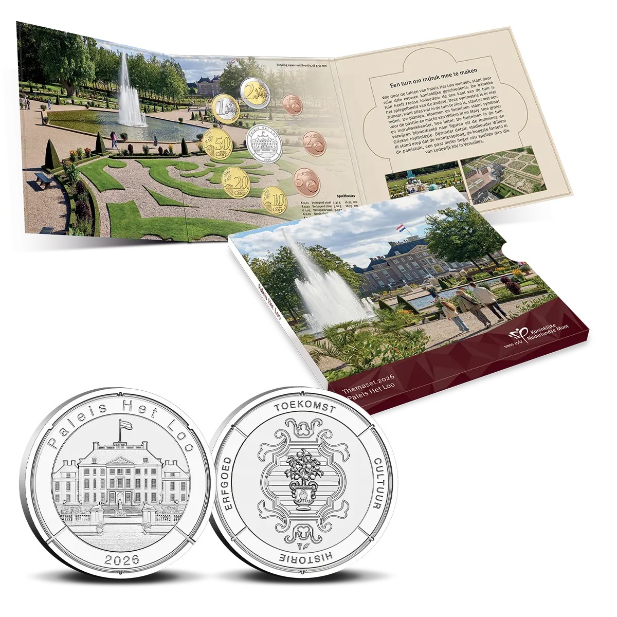Pays-Bas - Coffret Euro 2026 BU - Palais Het Loo – Image 2
