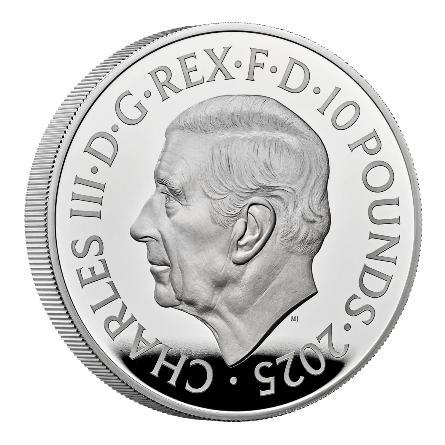 Royaume-Uni - Pièce 10 Pounds 2025 argent BE - Lévrier de Richmond – Image 2