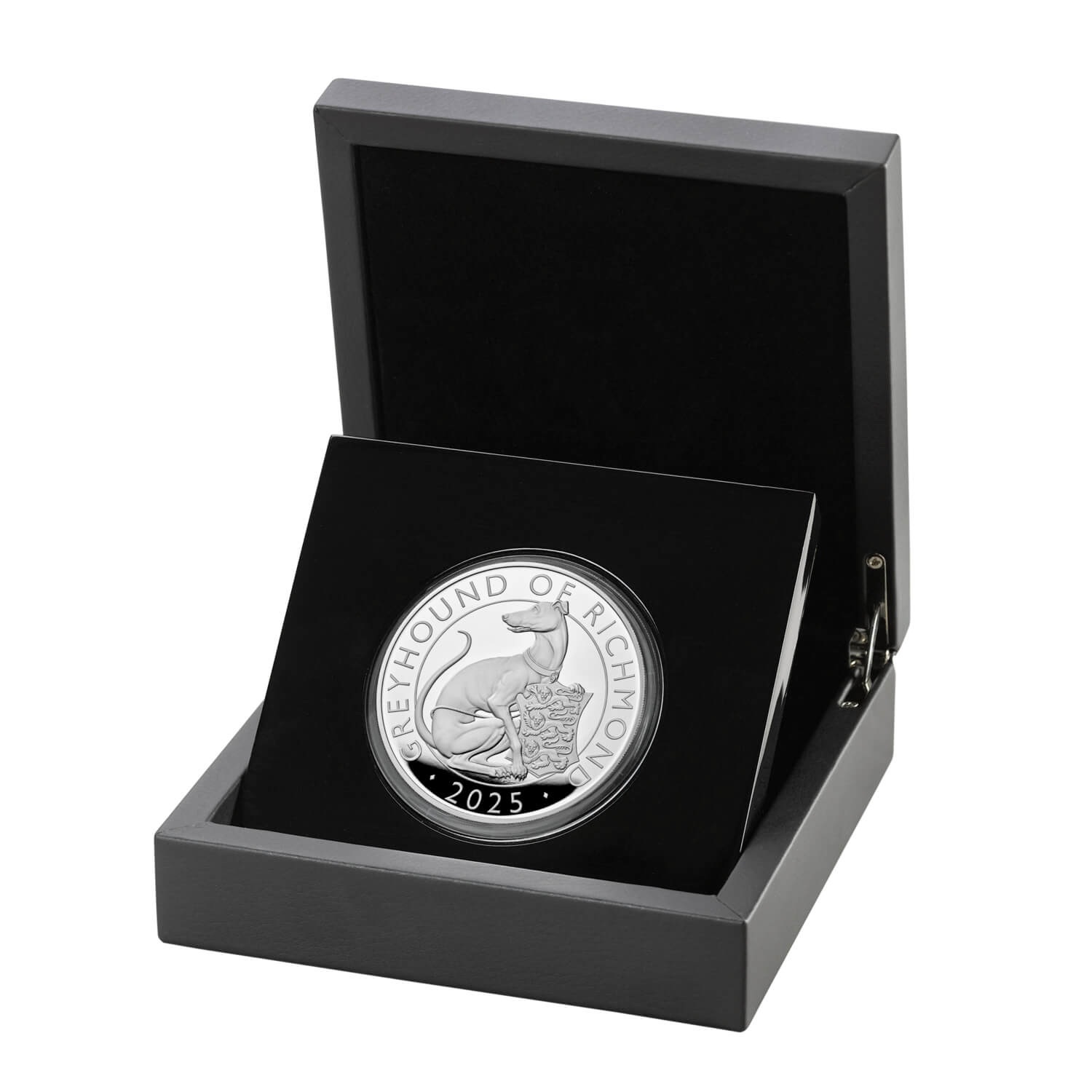 Royaume-Uni - Pièce 10 Pounds 2025 argent BE - Lévrier de Richmond – Image 3