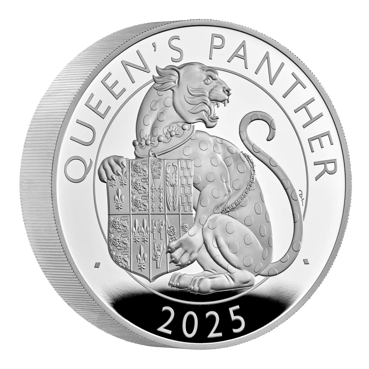 Royaume-Uni - Pièce 10 Pounds 2025 argent BE - Panthère de la reine