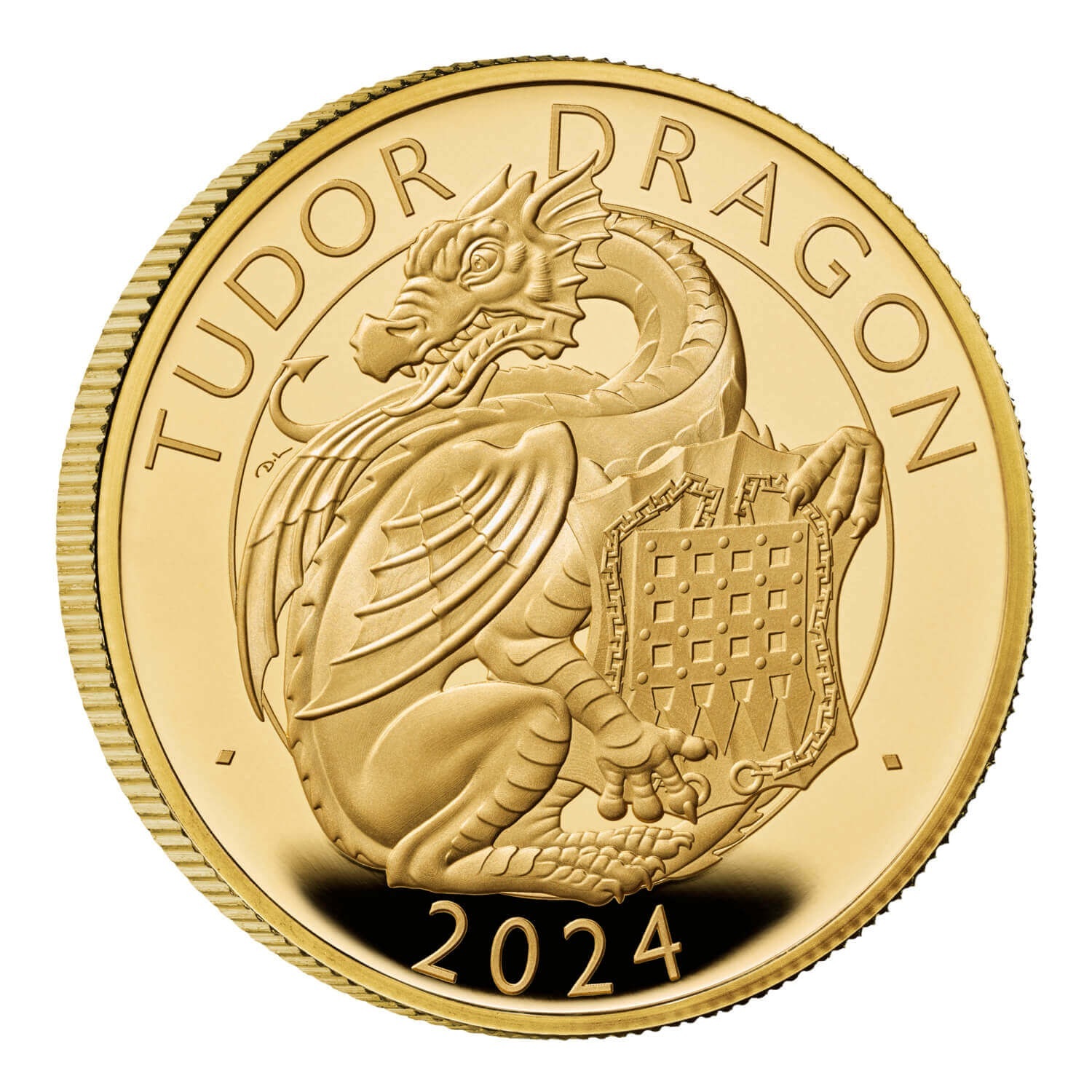 Royaume-Uni - Pièce 100 Pounds 2024 or BE - Dragon des Tudor