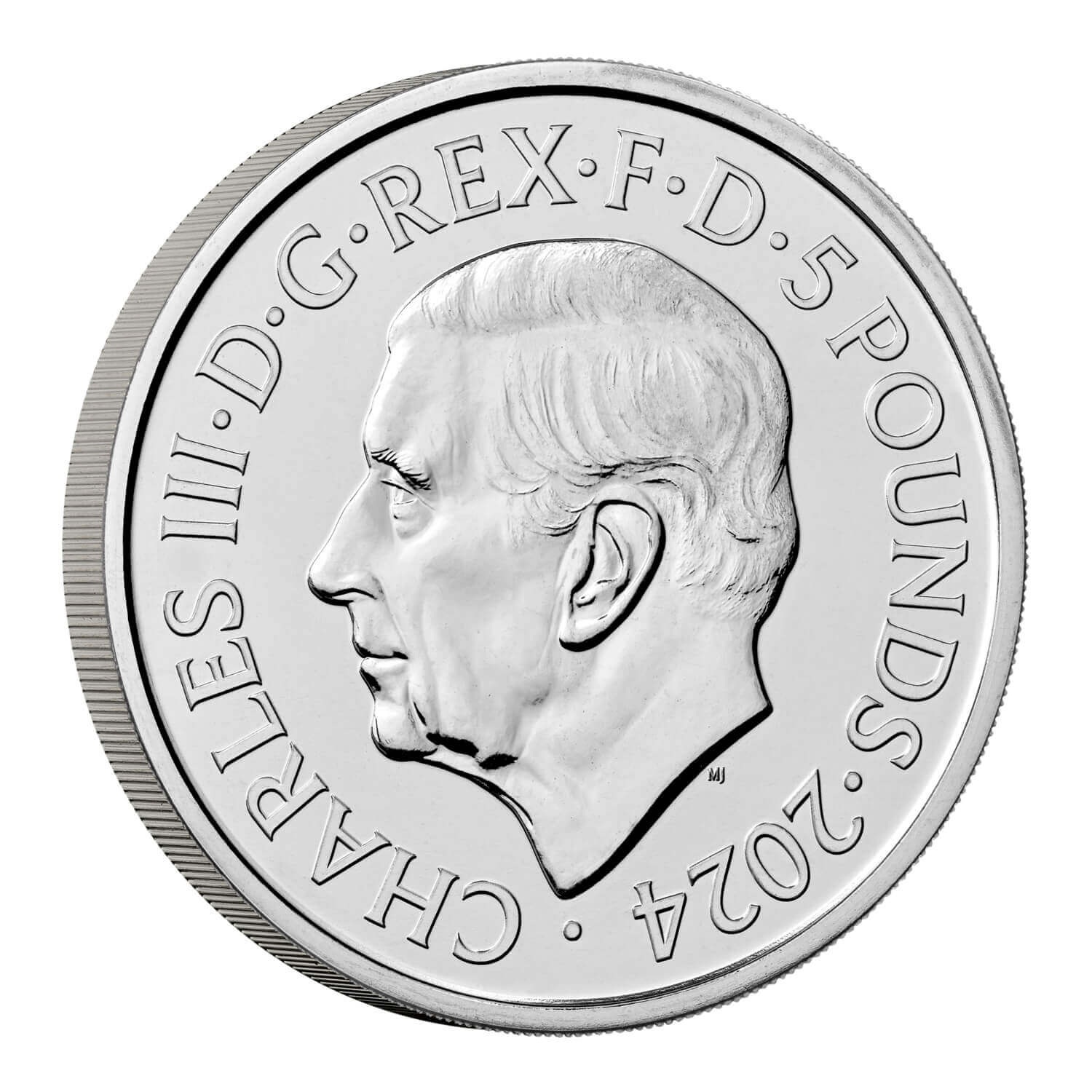 Royaume-Uni - Pièce 5 Pounds 2024 cupro-nickel BU - Dragon des Tudor – Image 2