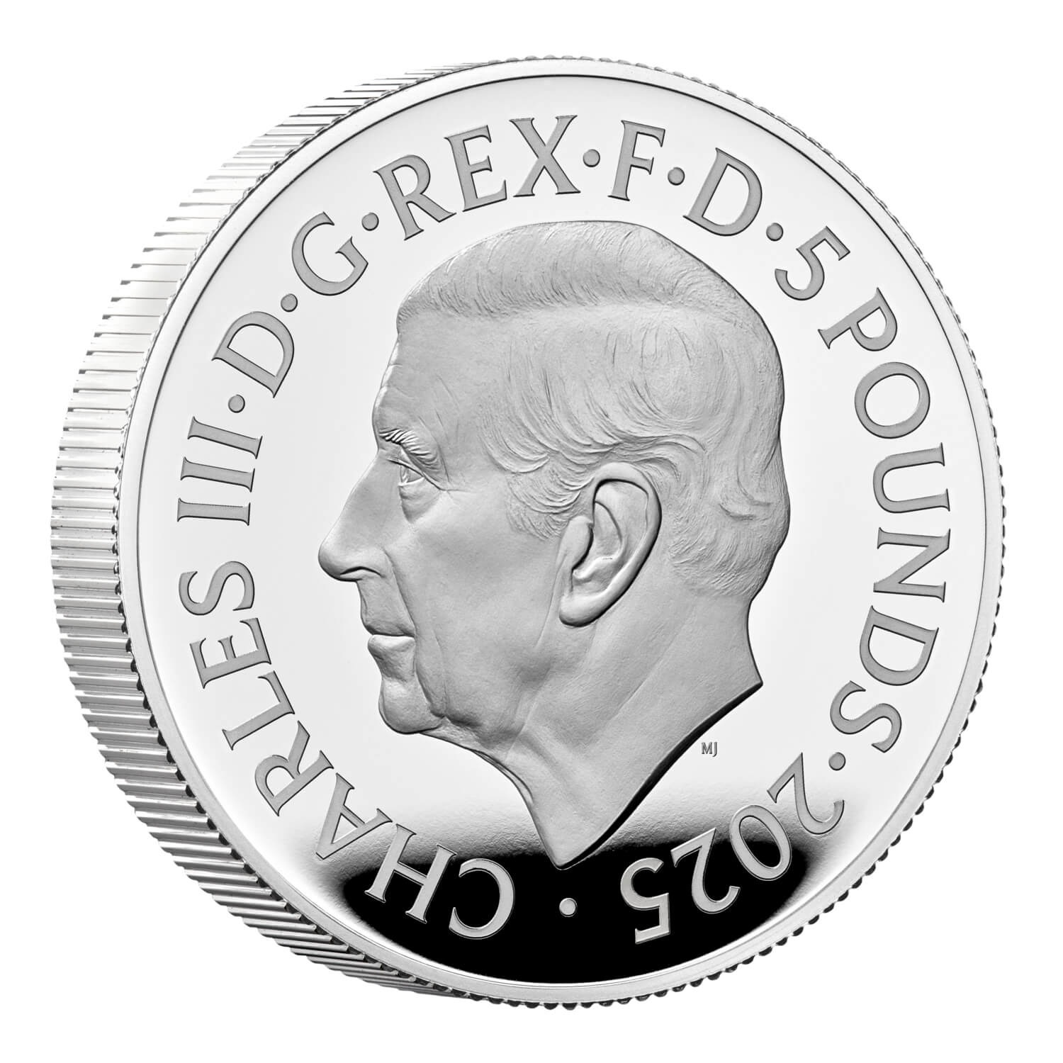 Royaume-Uni - Pièce 5 Pounds 2025 argent BE - Lévrier de Richmond – Image 2