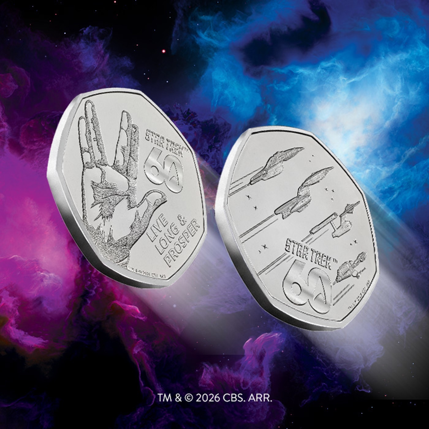Royaume-Uni - Pièce 50 Pence 2026 cupro-nickel BU - Longue vie et prospérité – Image 5