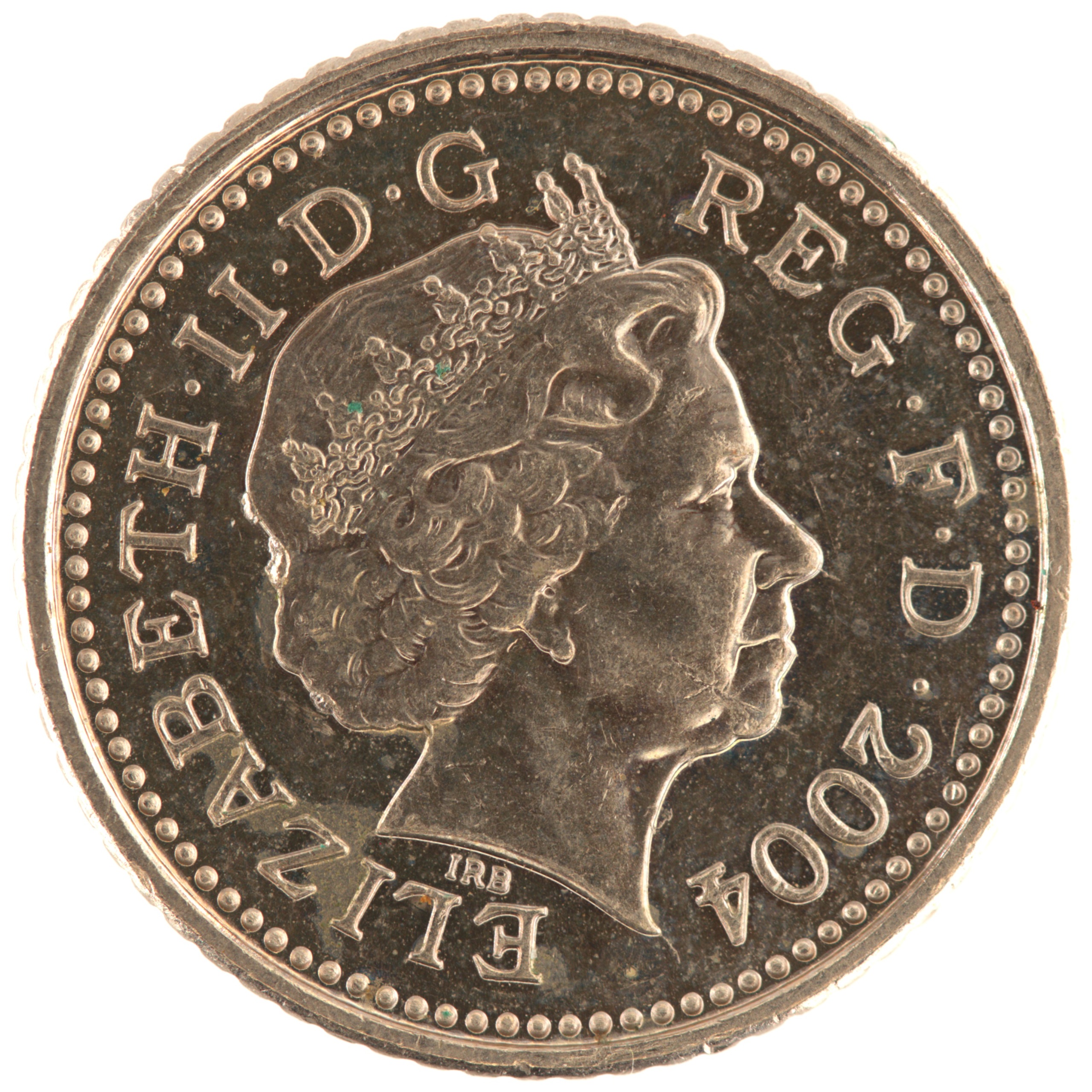 Royaume-Uni - Pièce 5 Pence 2004 cupro-nickel - Elisabeth II / Chardon couronné