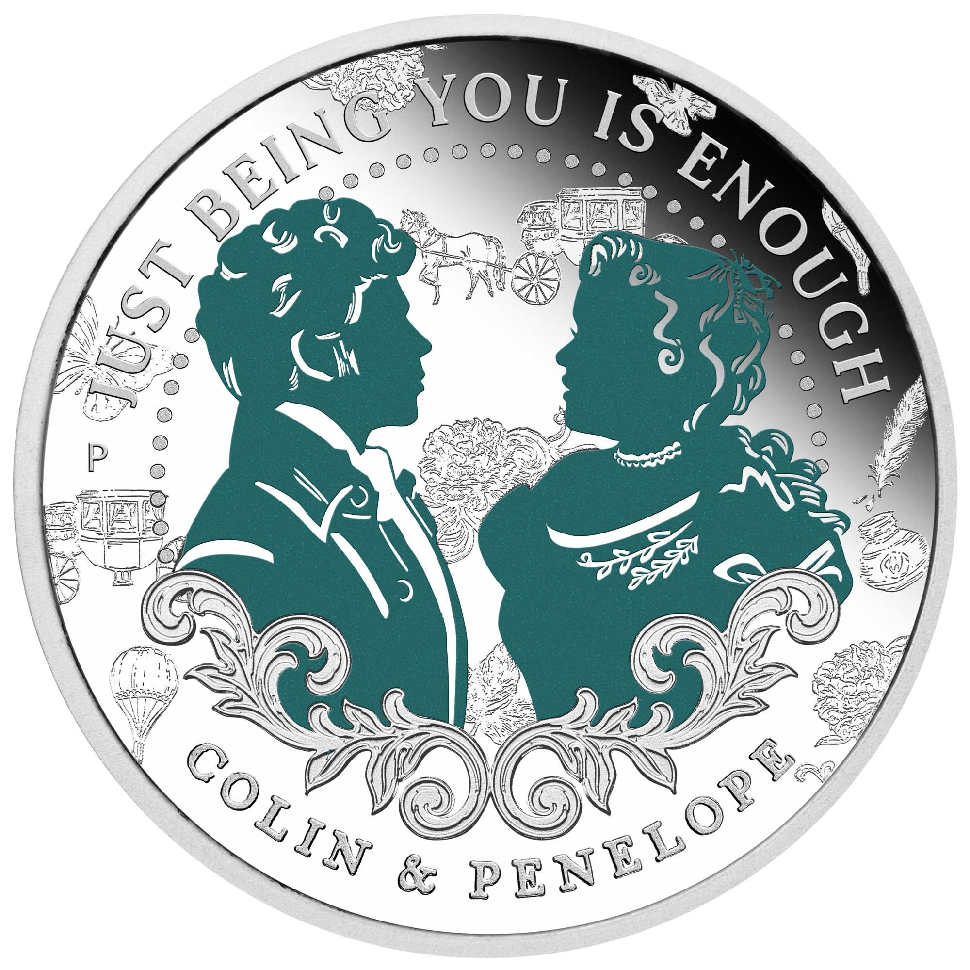 Tuvalu - Pièce 50 Cents 2026 1/2 once argent BE - Colin et Penelope