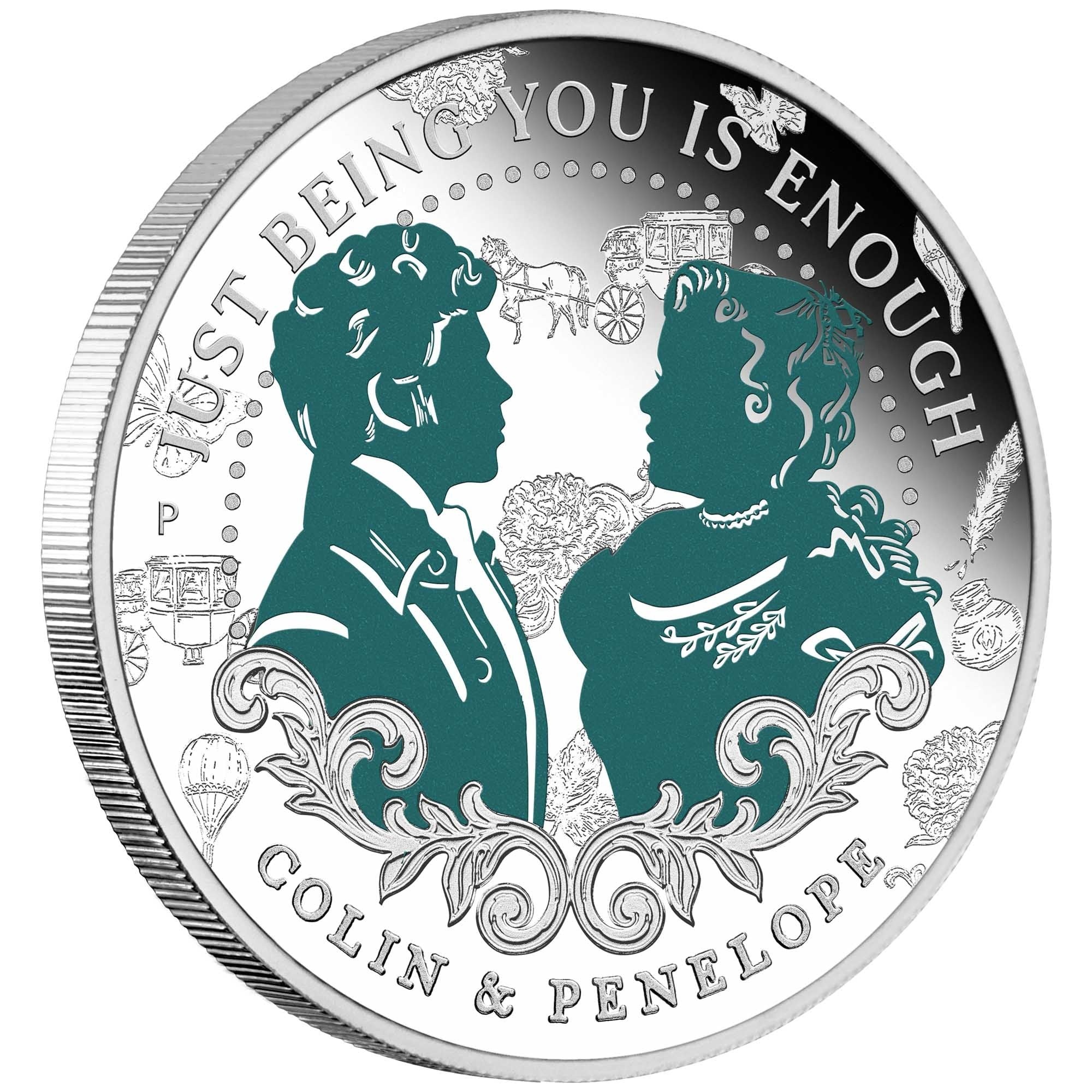 Tuvalu - Pièce 50 Cents 2026 1/2 once argent BE - Colin et Penelope – Image 5
