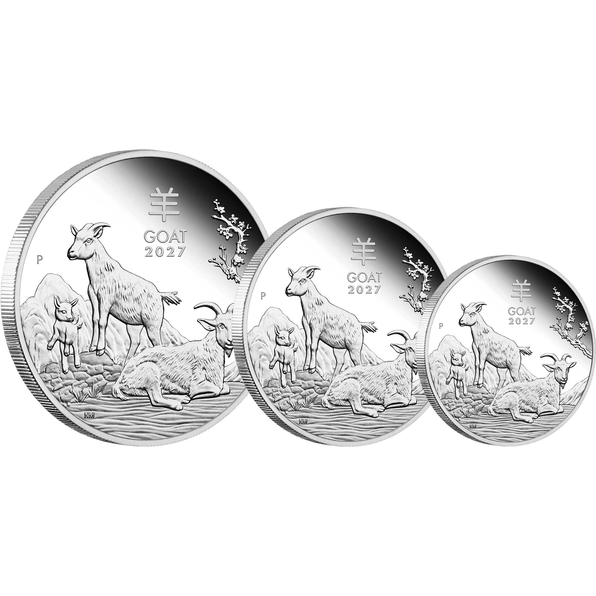 Australie - Coffret Dollars 2027 argent BE - Année lunaire de la Chèvre – Image 5