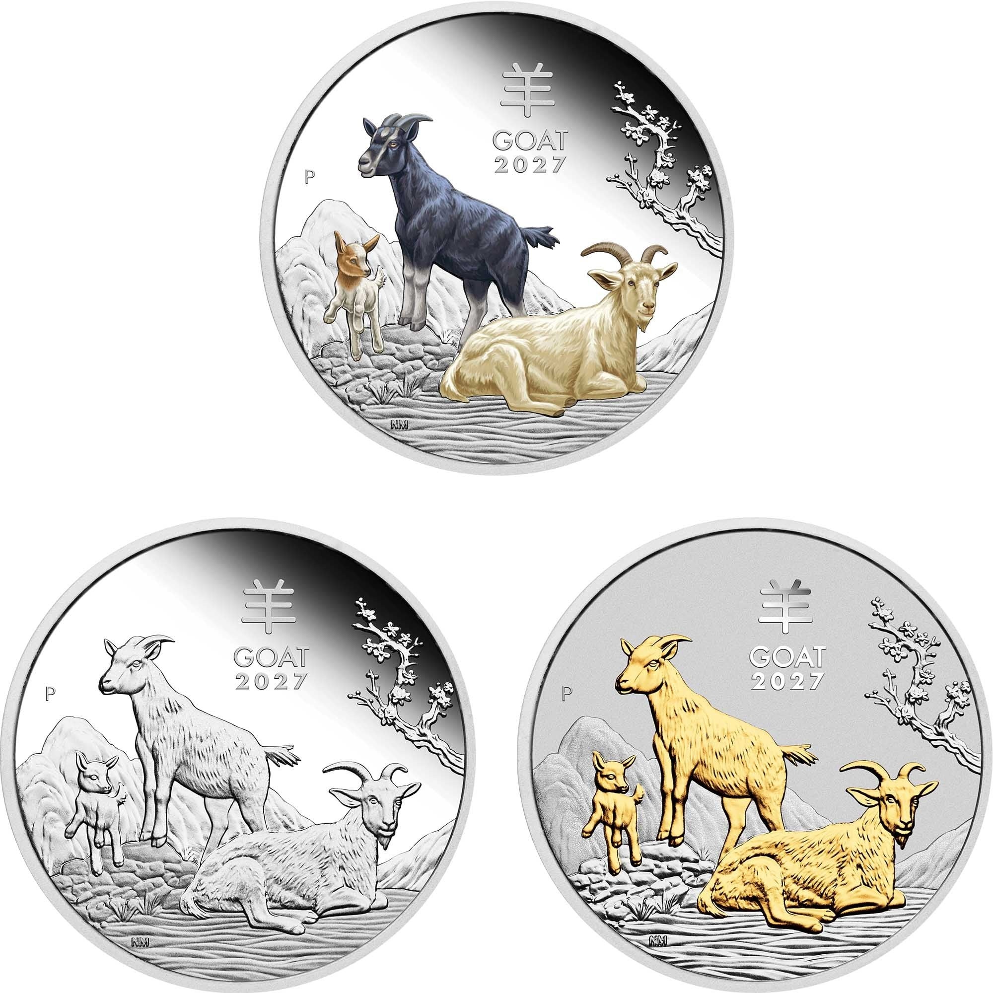 Australie - Coffret Dollars 2027 argent - Année lunaire de la Chèvre – Image 3