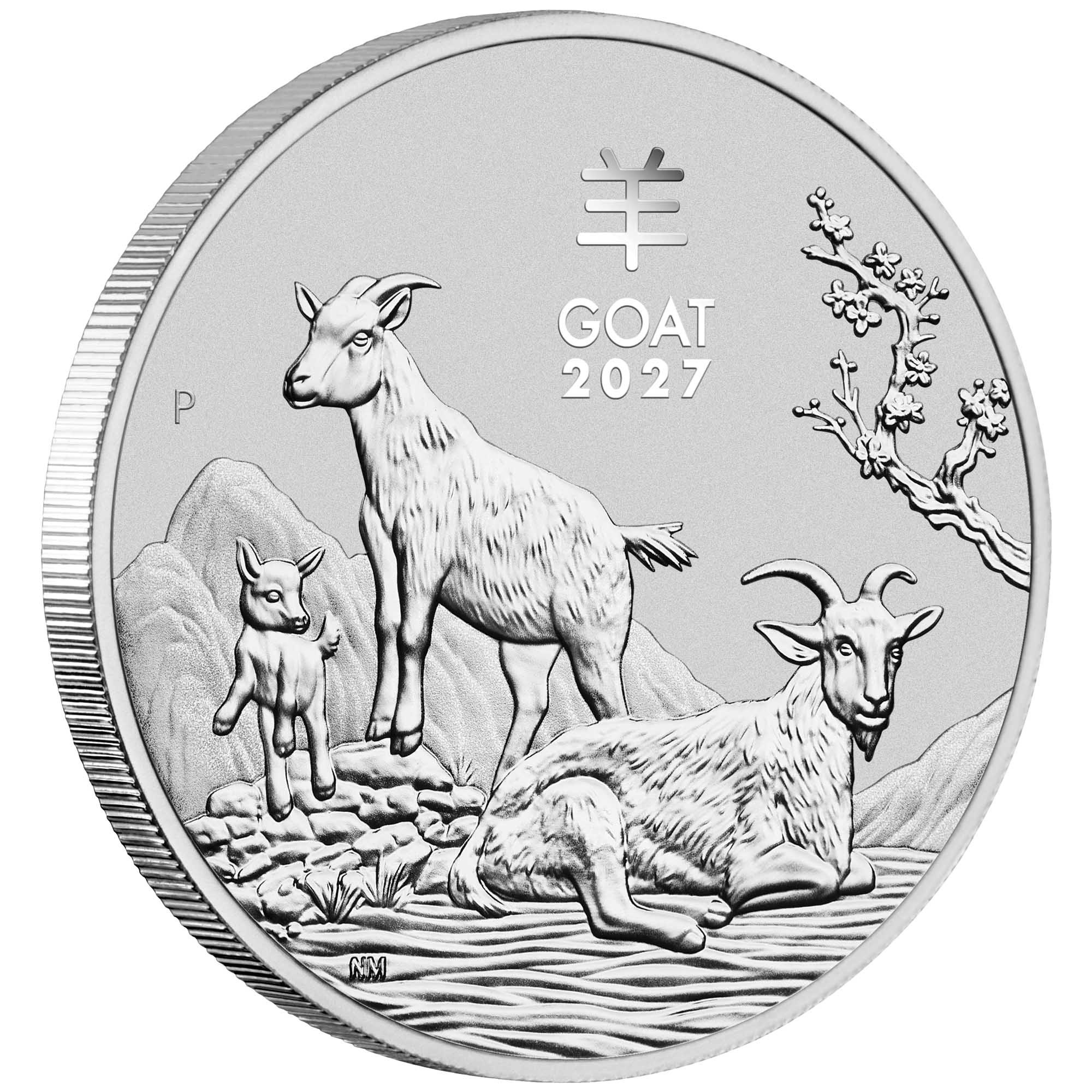 Australie - Pièce 50 Cents 2027 1/2 once argent - Année lunaire de la Chèvre – Image 3