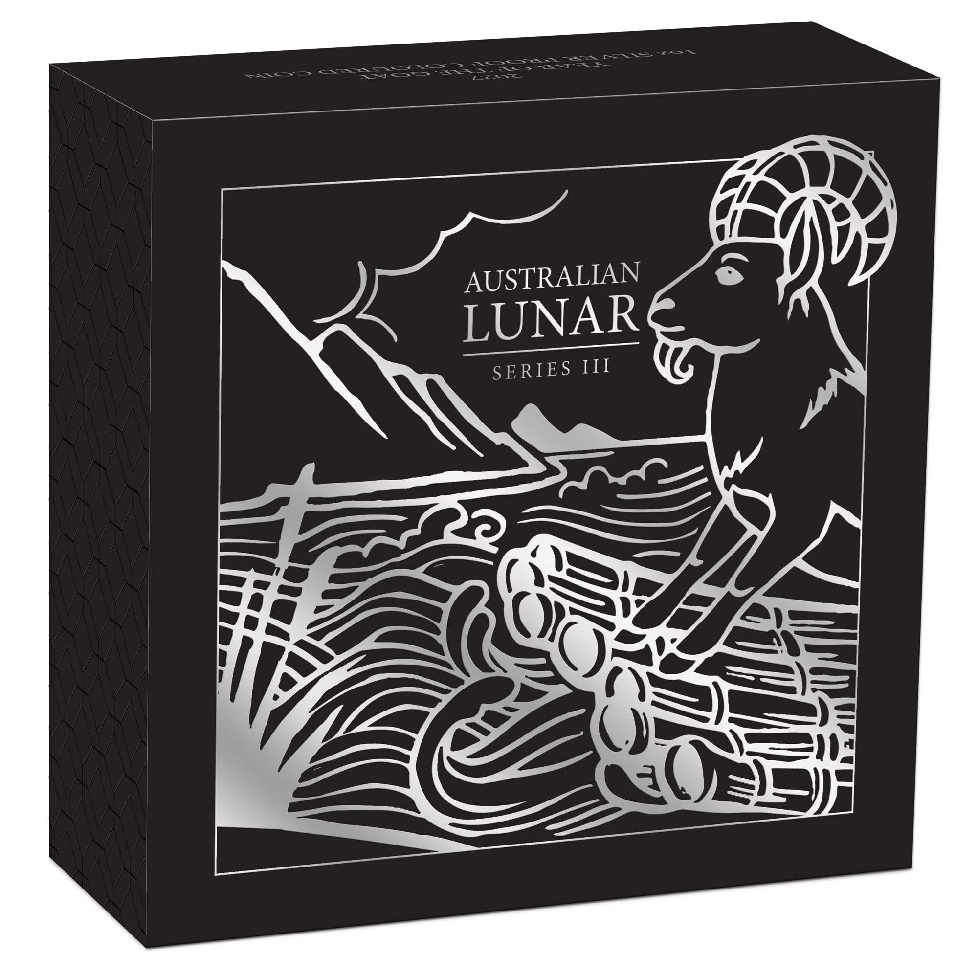 Australie - Pièce 1 Dollar 2027 1 once argent BE - Année lunaire de la Chèvre – Image 4