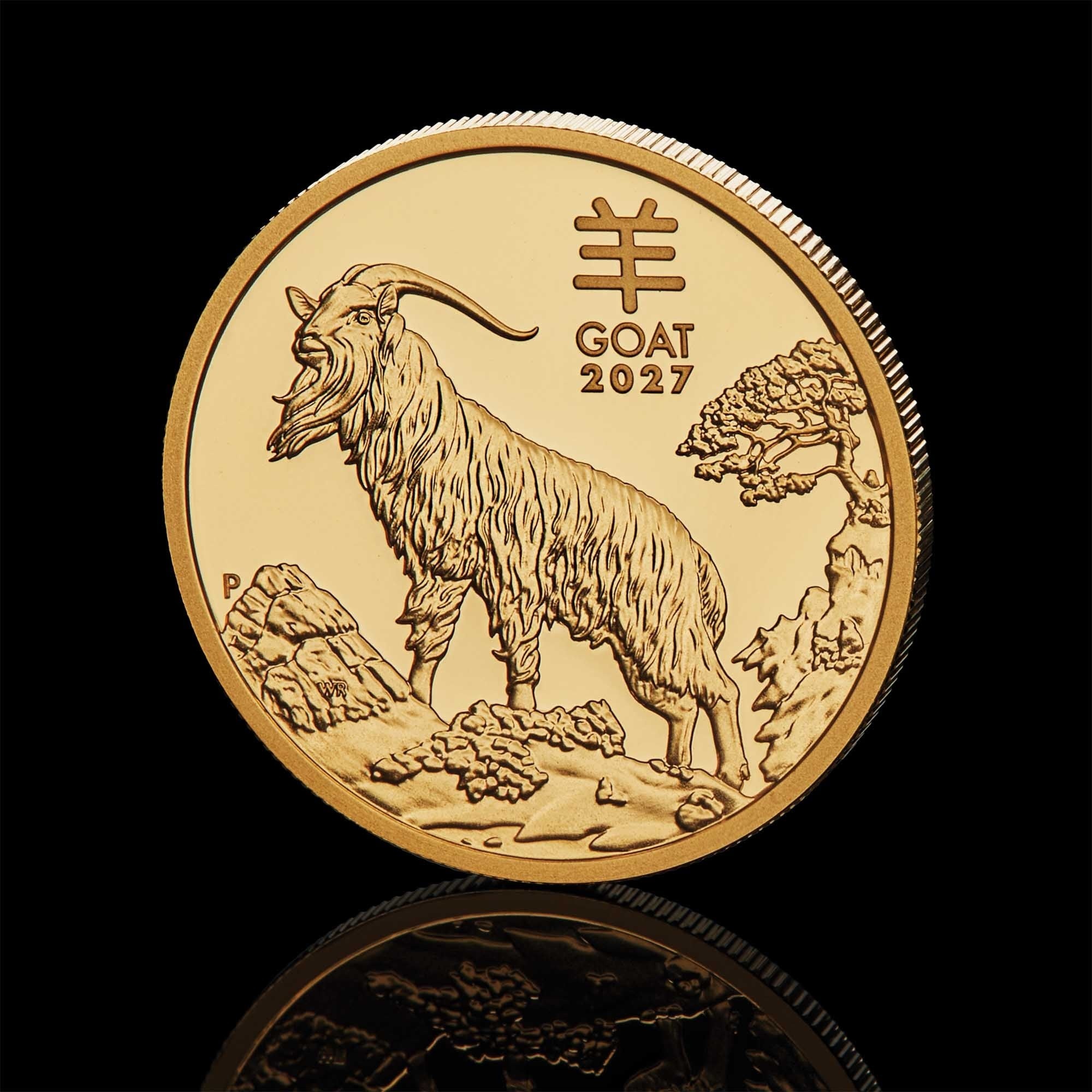 Australie - Pièce 100 Dollars 2027 1 once or BE - Année lunaire de la Chèvre – Image 5