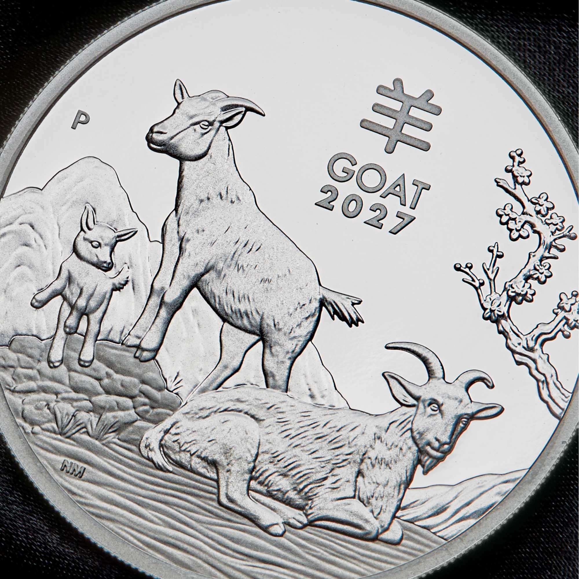 Australie - Pièce 50 Cents 2027 1/2 once argent BE - Année lunaire de la Chèvre – Image 6