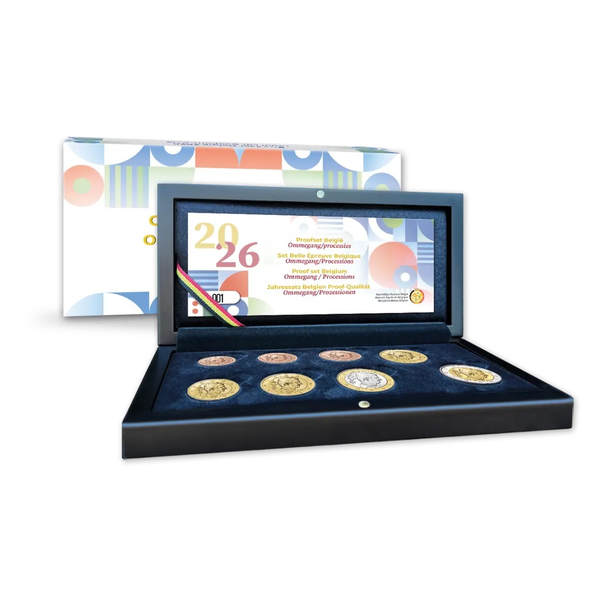 Belgique - Coffret Euro 2026 BE - Ommegang et Processions – Image 2