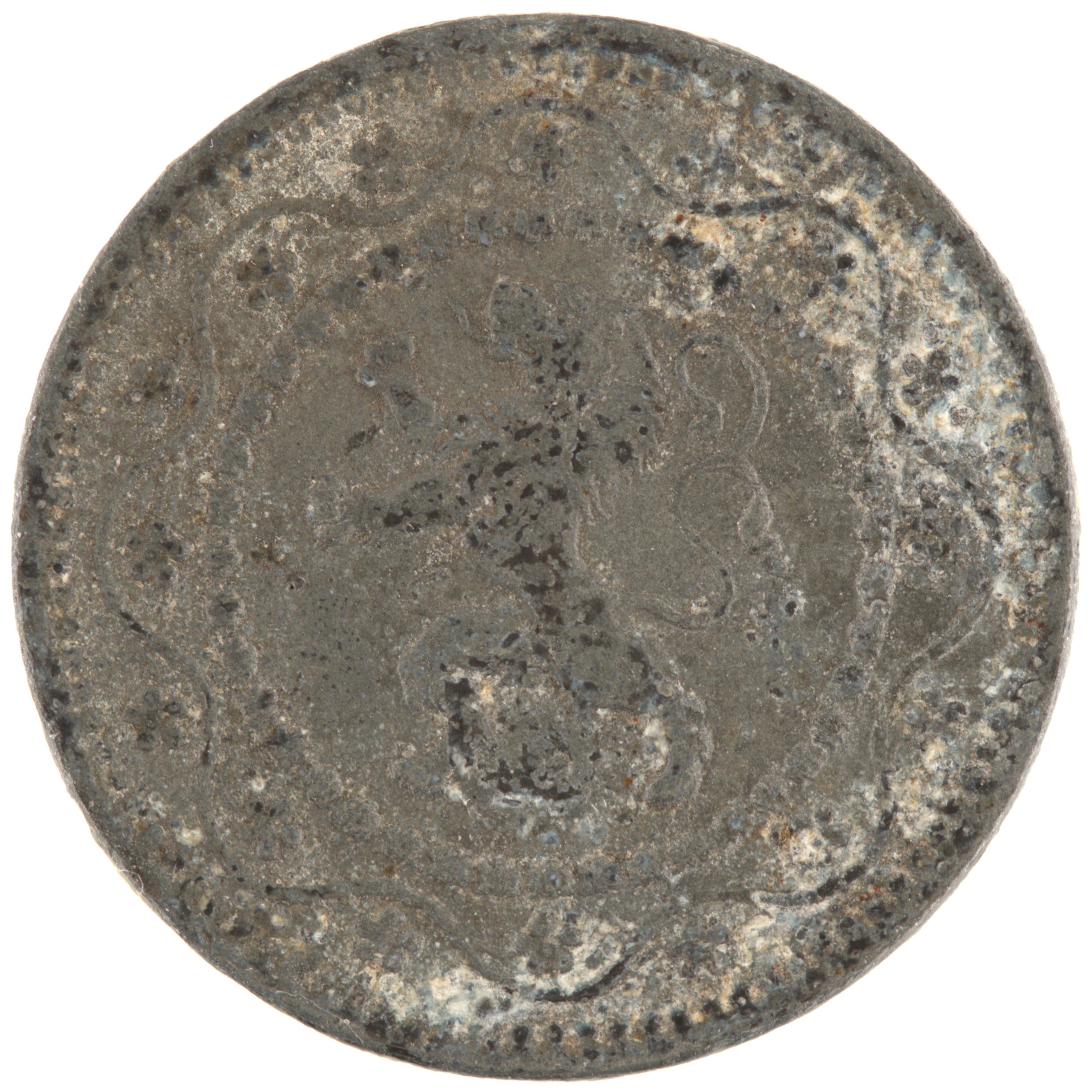 Belgique - Pièce 10 Centimes (ou 10 Centiemen) 1916 zinc - Lion héraldique – Image 2
