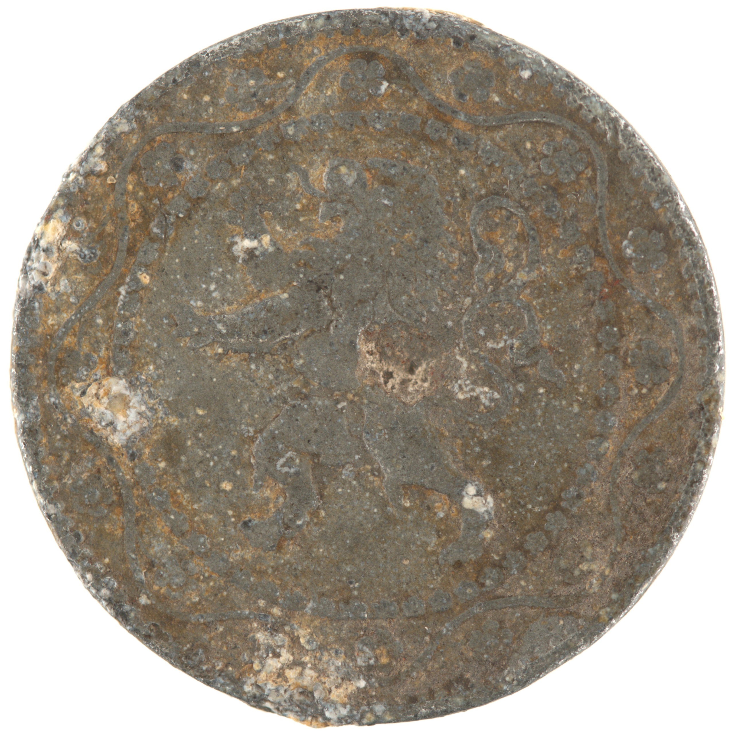 Belgique - Pièce 25 Centimes (ou 25 Centiemen) 1917 zinc - Lion héraldique – Image 2