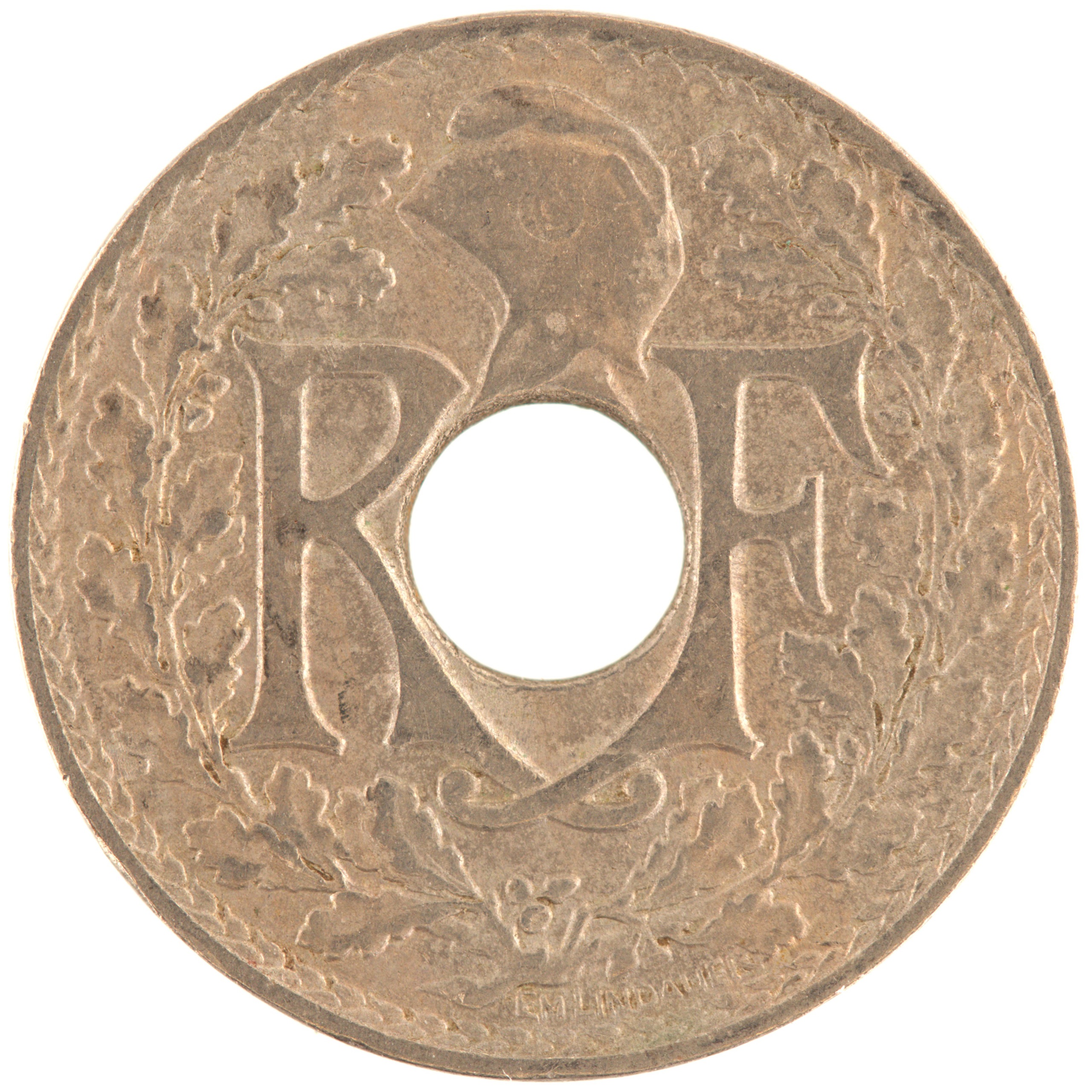 France - Pièce 10 Centimes 1917 cupro-nickel - Lindauer – Image 2