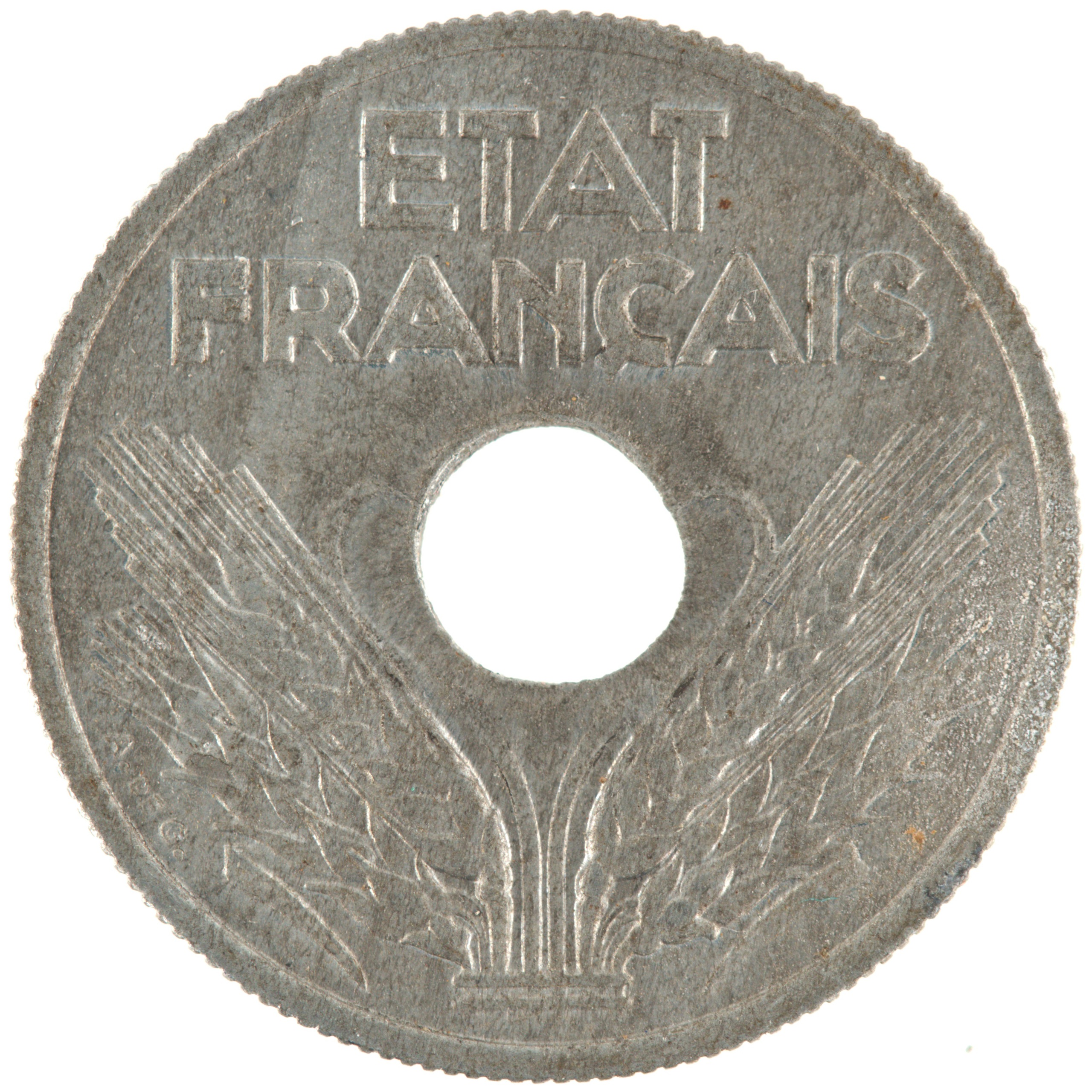 France - Pièce 10 Centimes 1941 zinc - Etat Français, grand module – Image 2