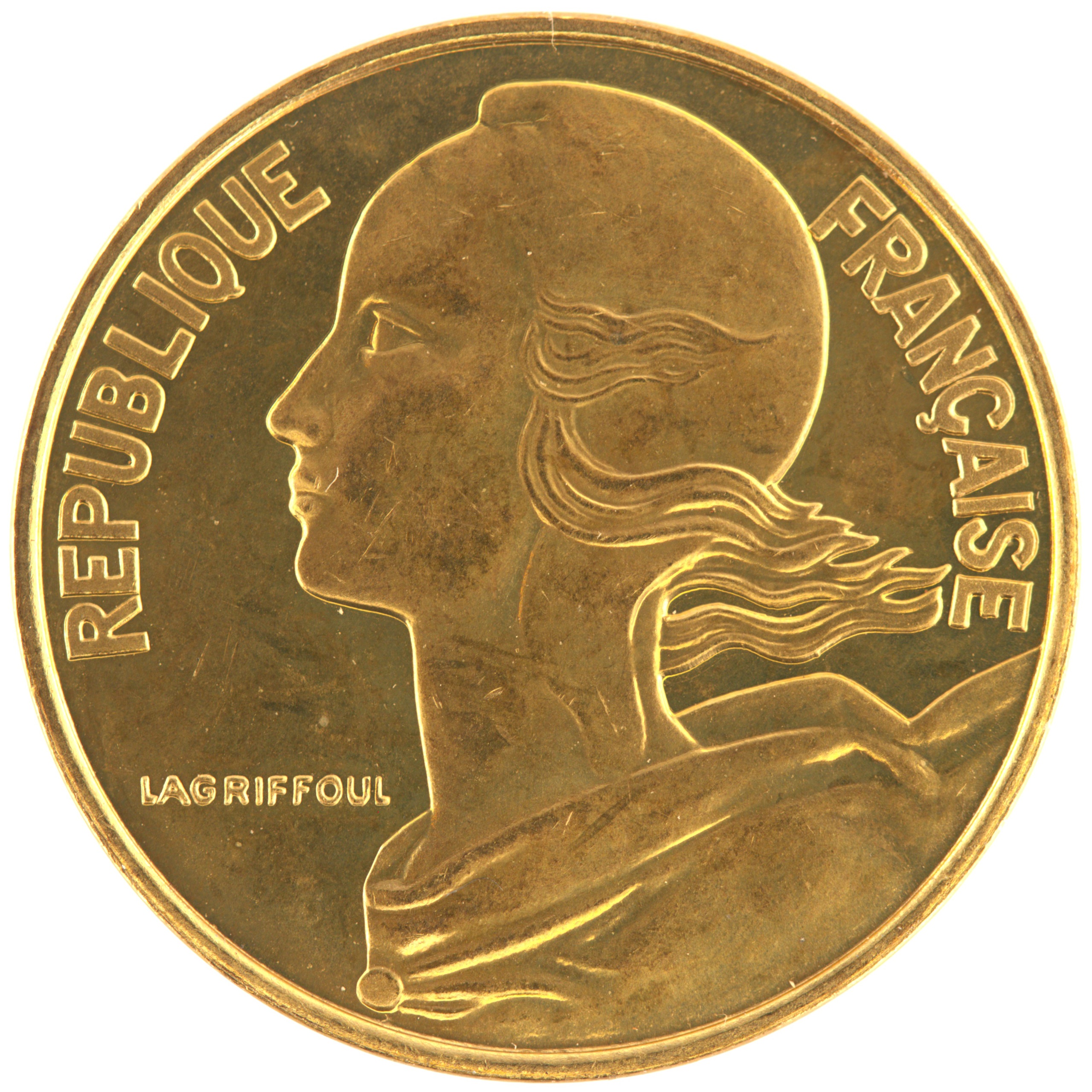 France - Pièce 10 Centimes 1994 bronze-aluminium - Marianne (abeille) – Image 2