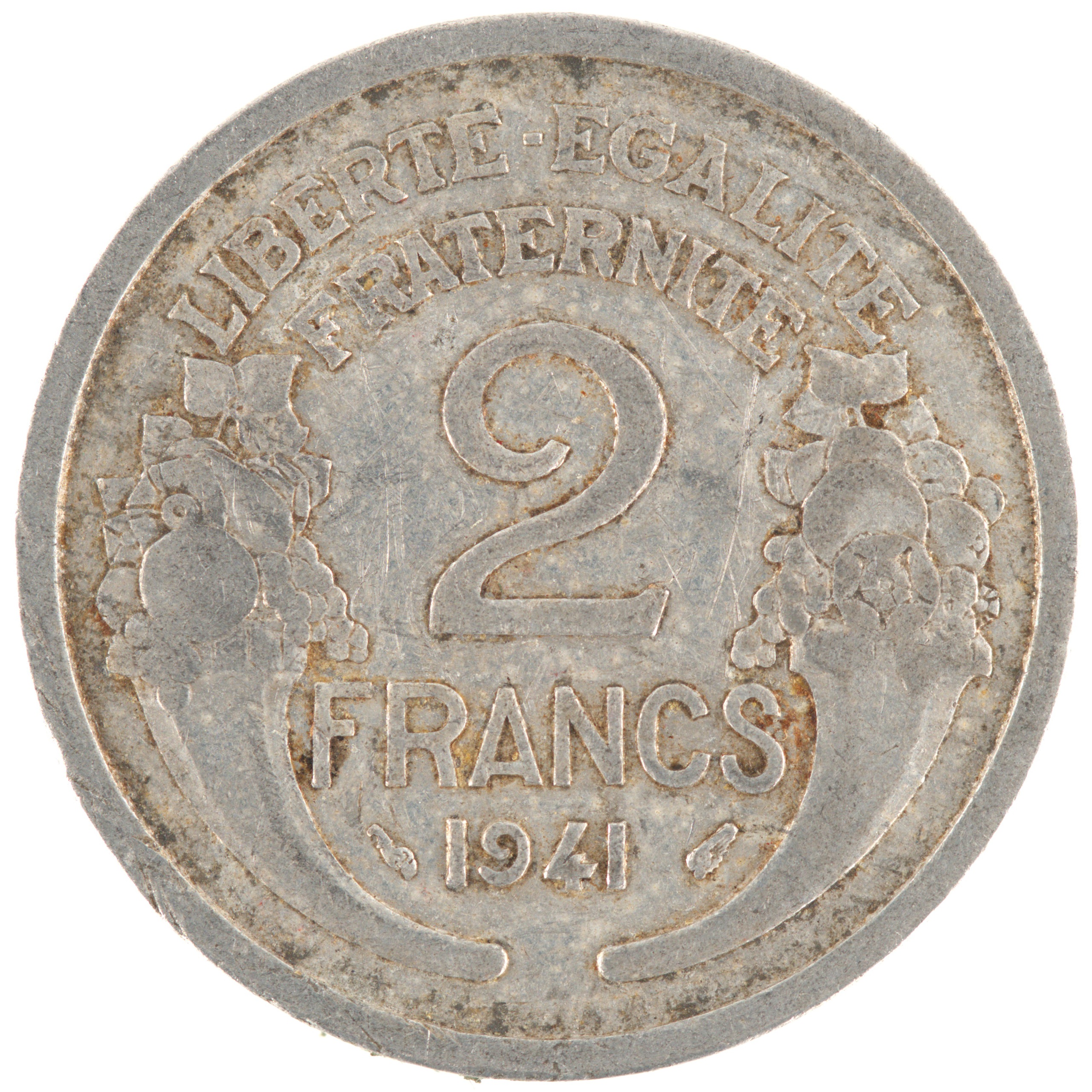 France - Pièce 2 Francs 1941 aluminium - Morlon