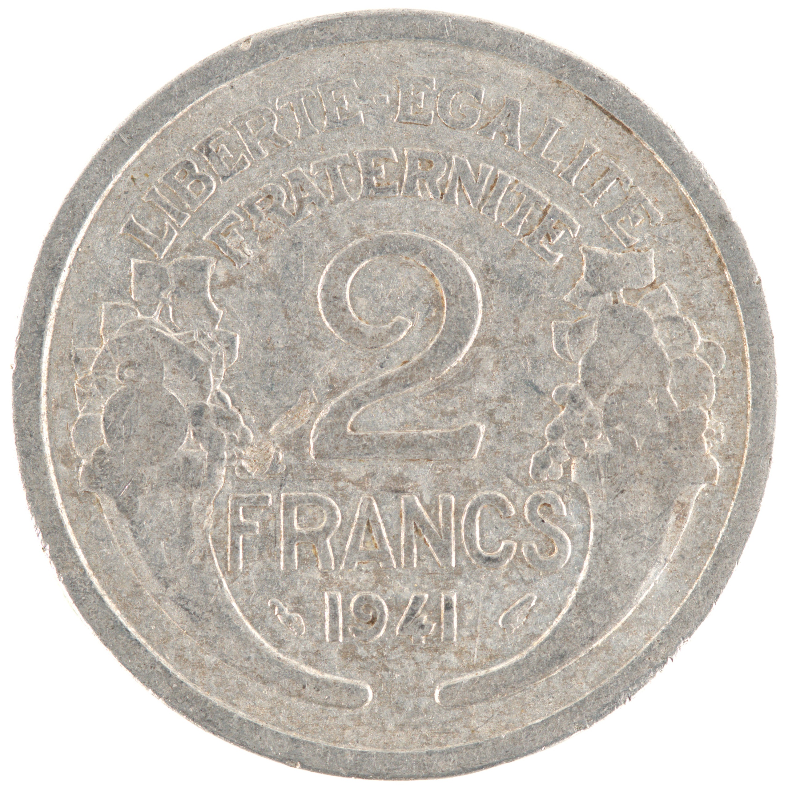 France - Pièce 2 Francs 1941 aluminium - Morlon