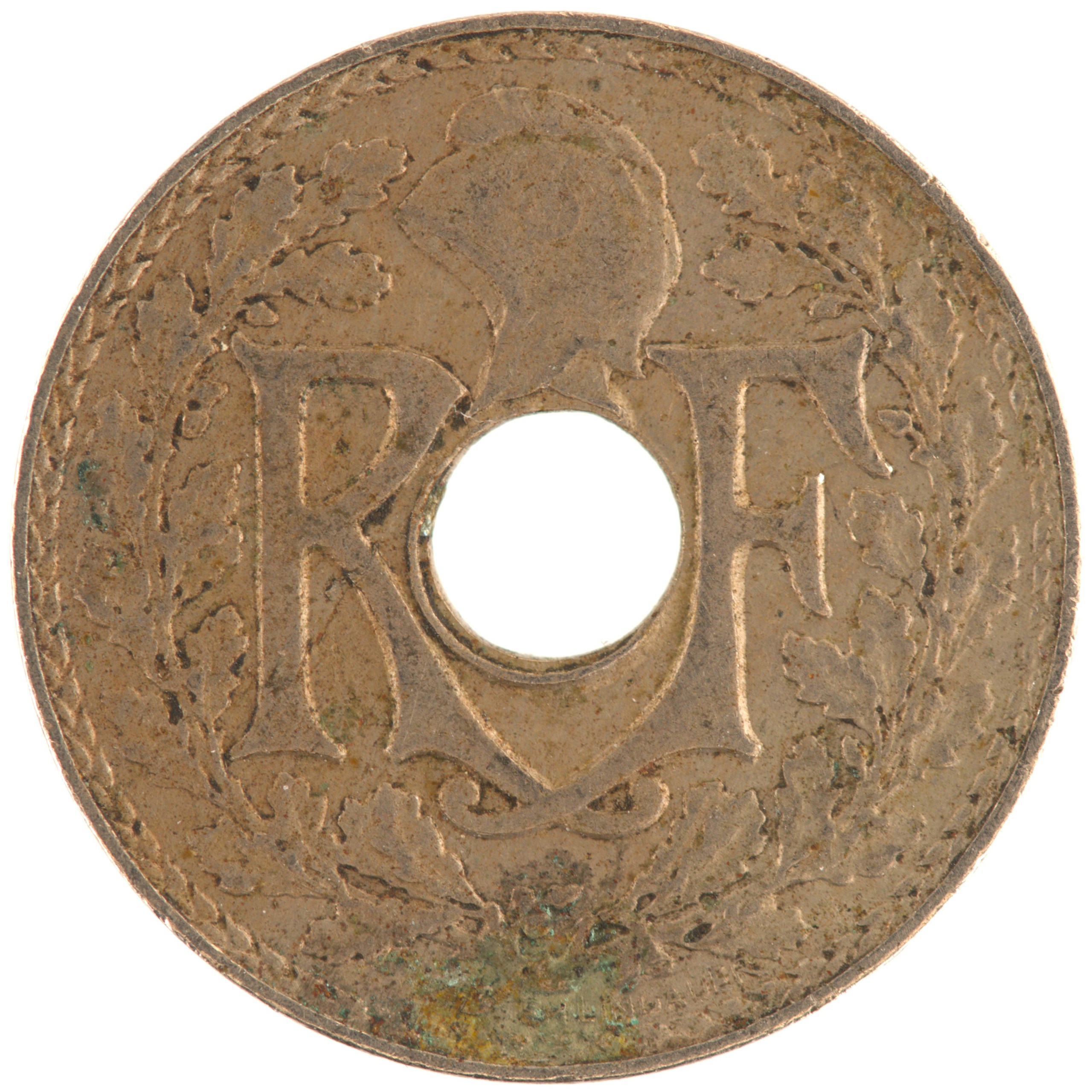 France - Pièce 5 Centimes 1936 cupro-nickel - Lindauer, petit module – Image 2