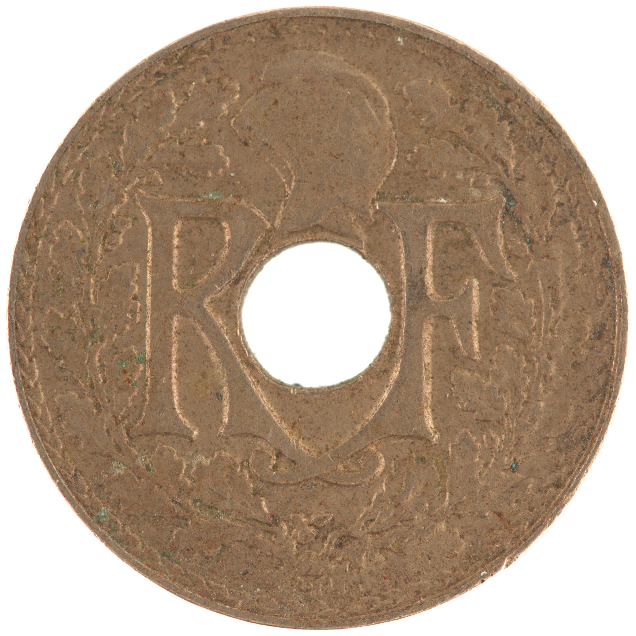France - Pièce 5 Centimes 1938 cupro-nickel - Lindauer, petit module – Image 2