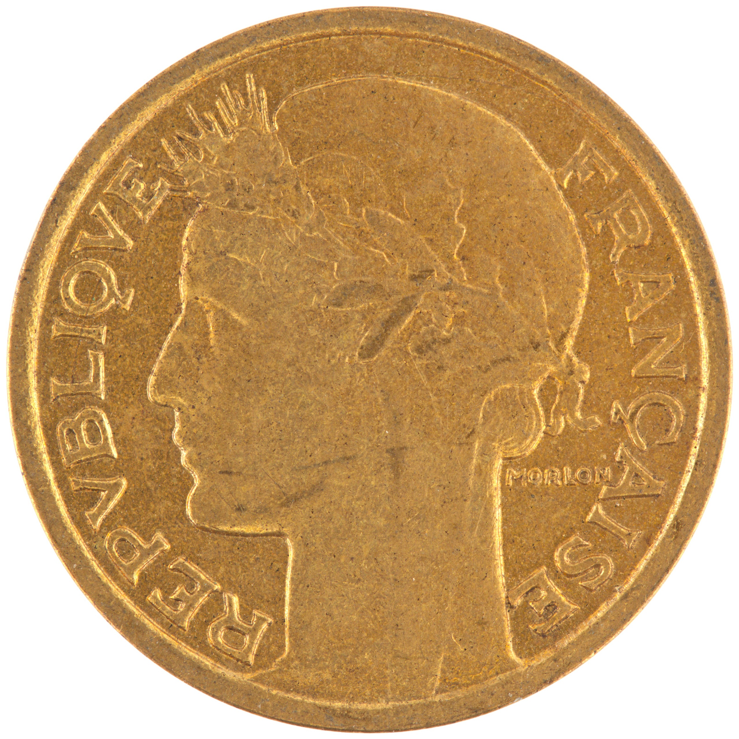 France - Pièce 50 Centimes 1941 bronze-aluminium - Morlon – Image 2