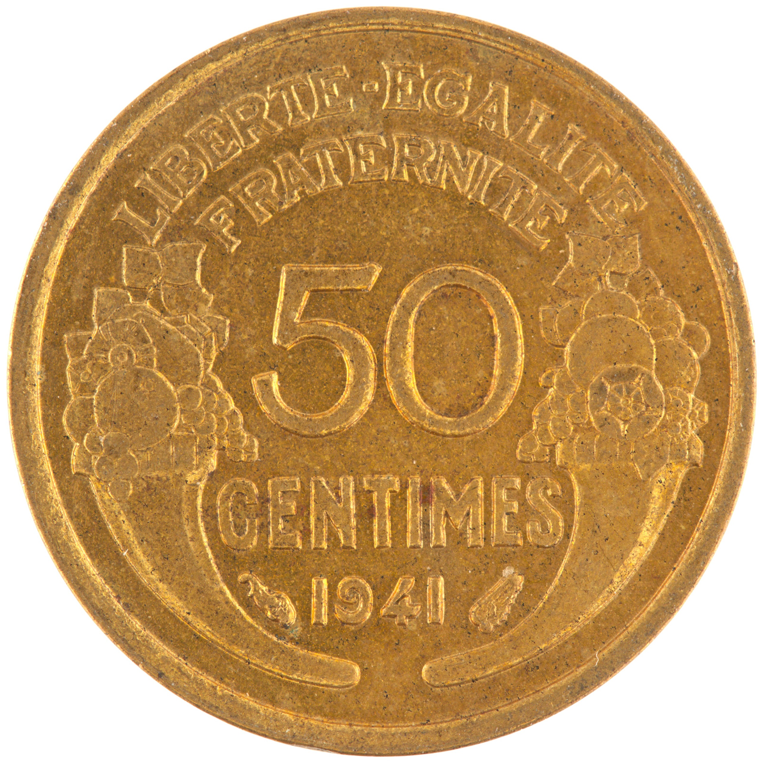 France - Pièce 50 Centimes 1941 bronze-aluminium - Morlon