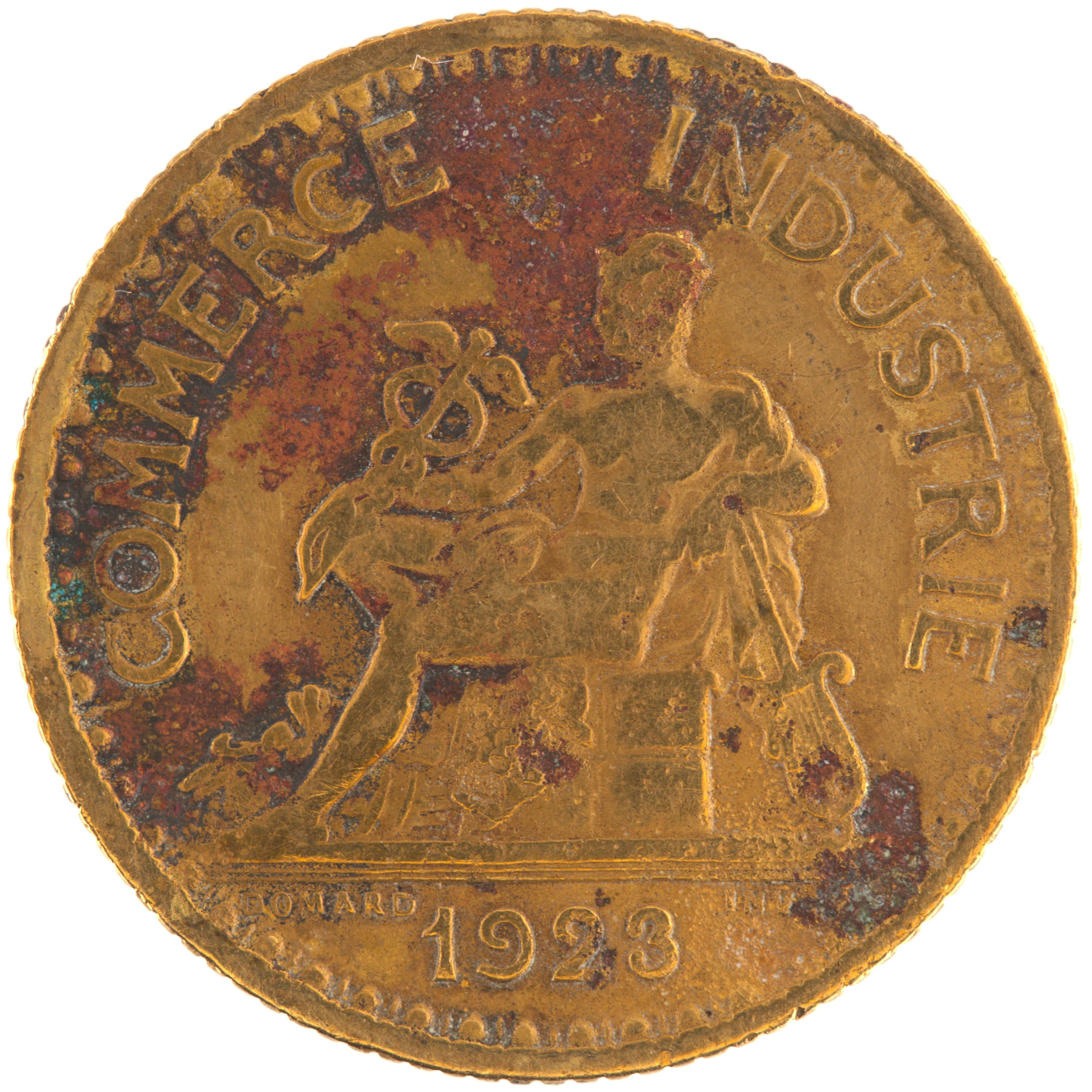 France - Pièce Bon pour 1 Franc 1923 bronze-aluminium - Chambres de Commerce