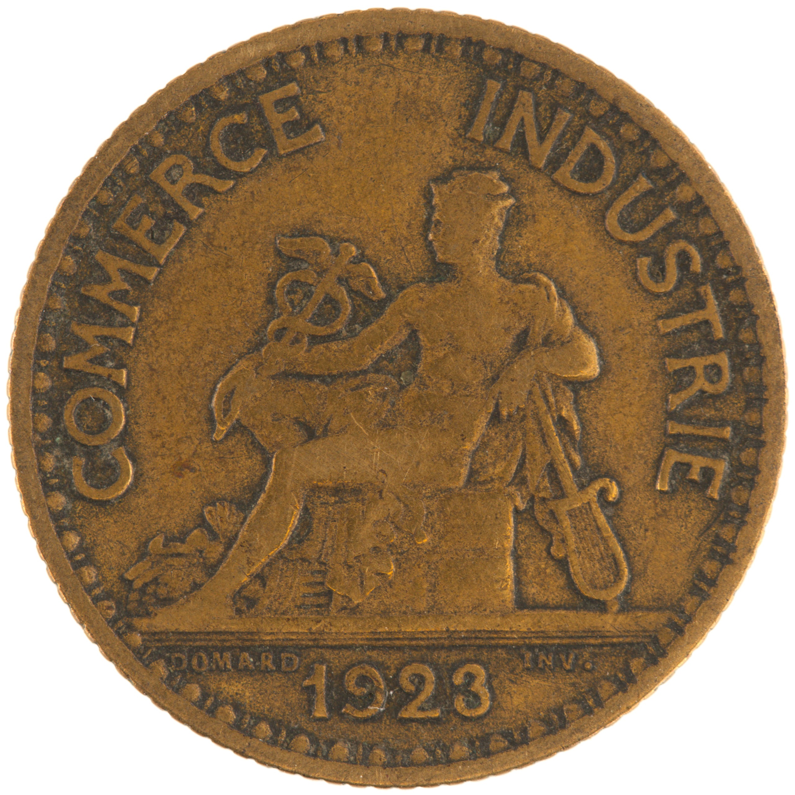 France - Pièce Bon pour 1 Franc 1923 bronze-aluminium - Chambres de Commerce