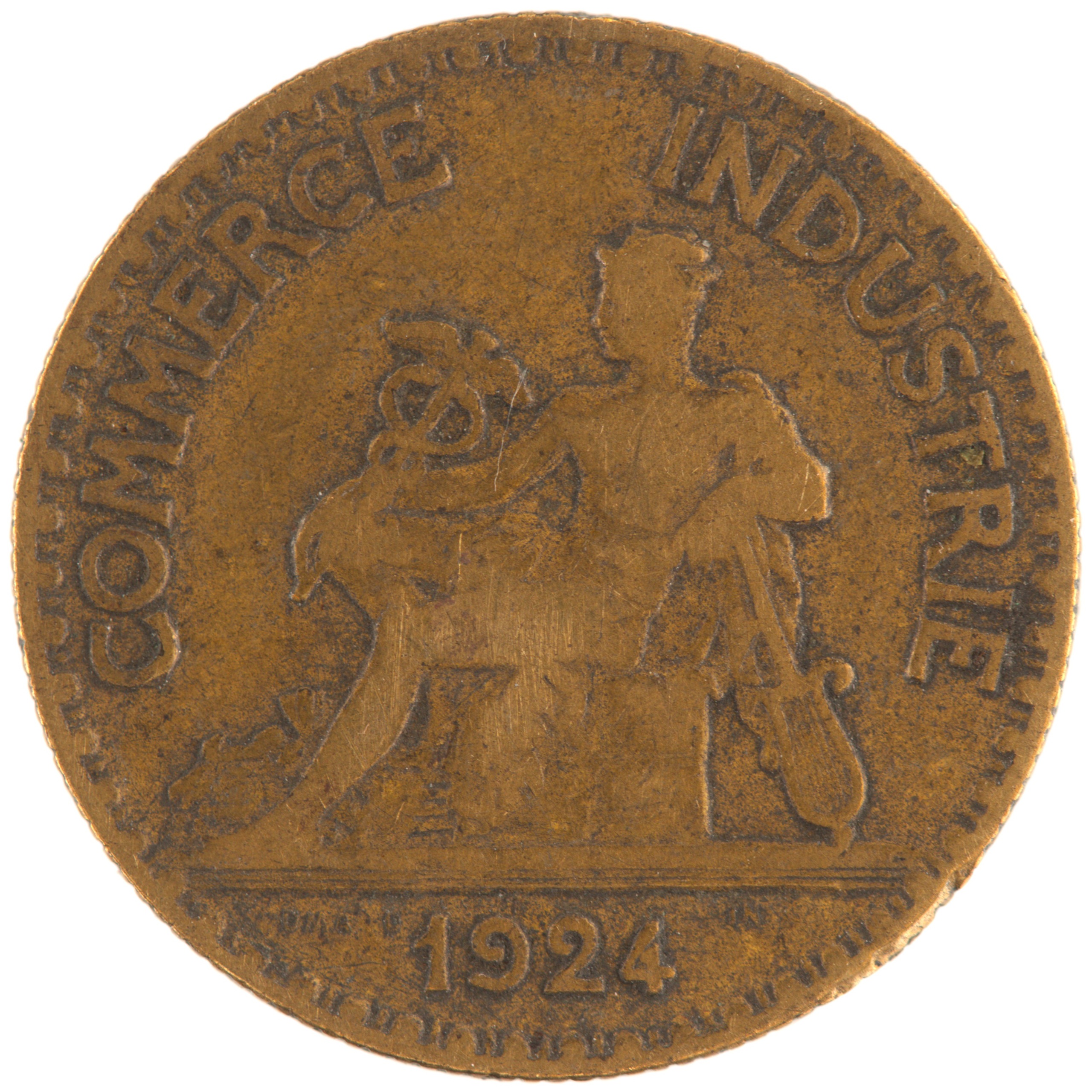 France - Pièce Bon pour 50 Centimes 1924 bronze-aluminium - Chambres de Commerce