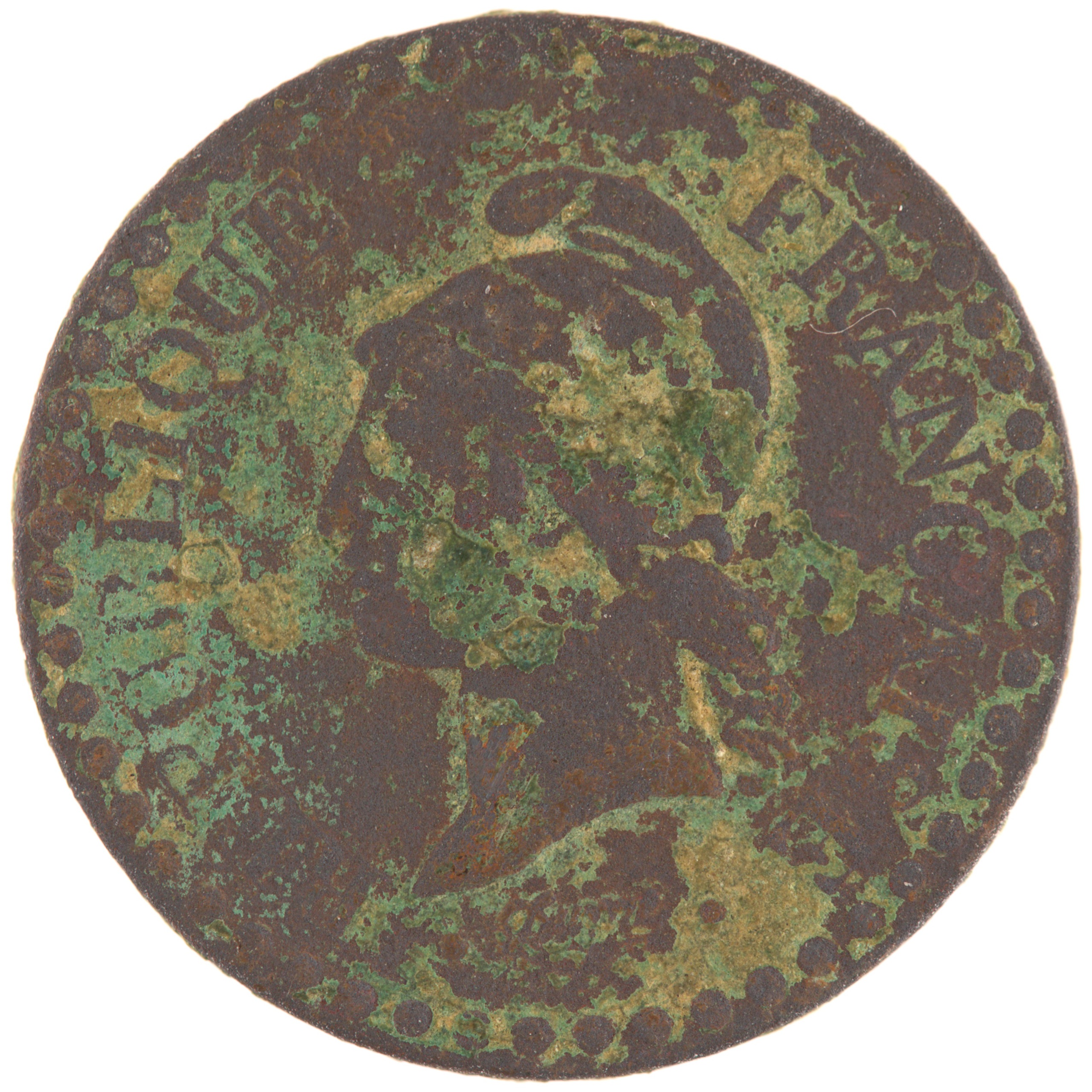 France - Pièce Un Centime 1848 A bronze - Dupré (Deuxième République) – Image 2
