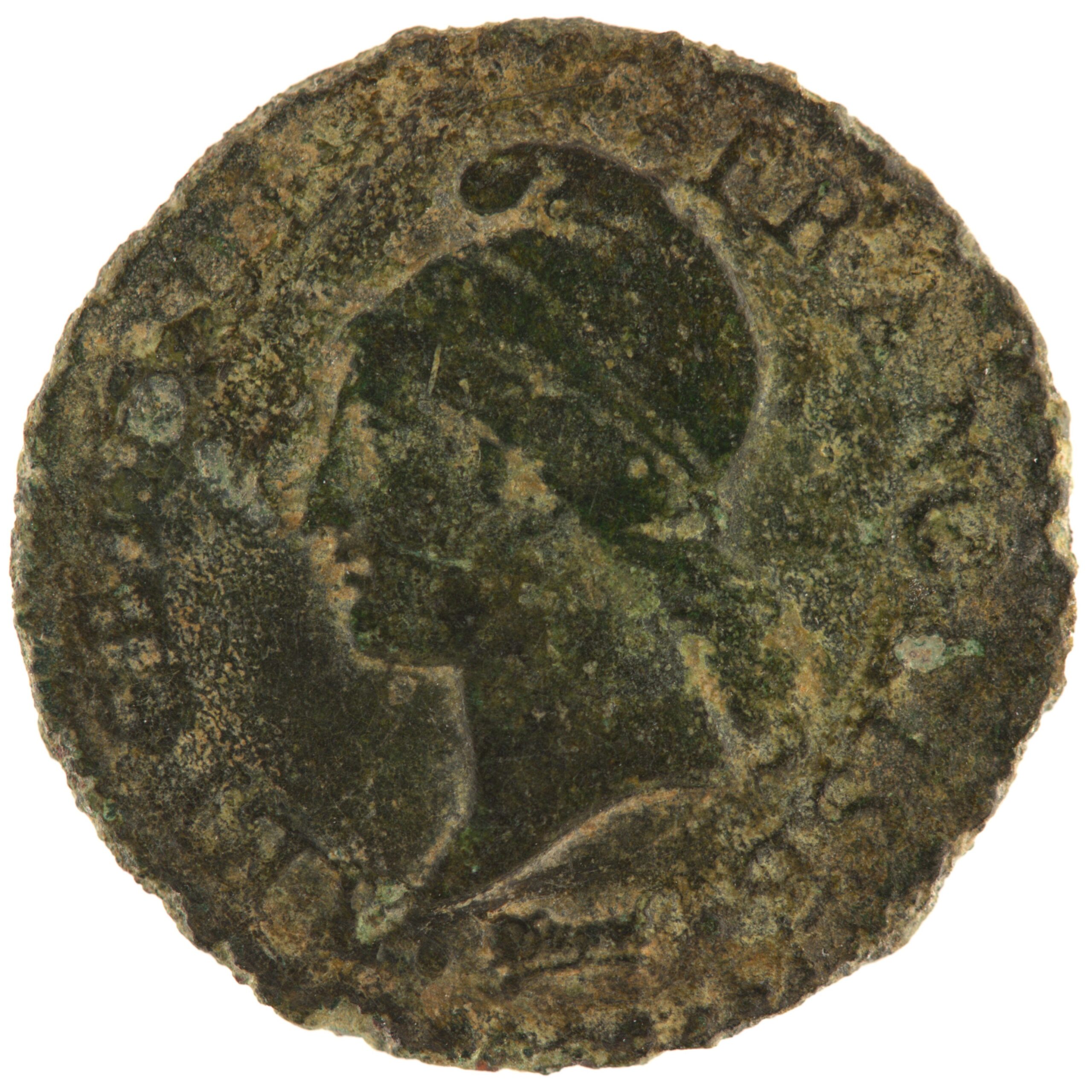 France - Pièce Un Centime (millésime non identifié) cuivre - Dupré – Image 2