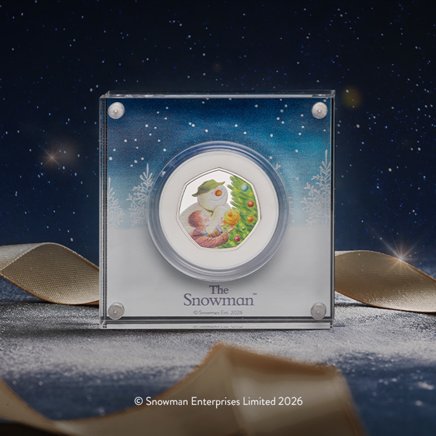 Royaume-Uni - Pièce 50 Pence 2026 argent BE - Le Bonhomme de neige – Image 5