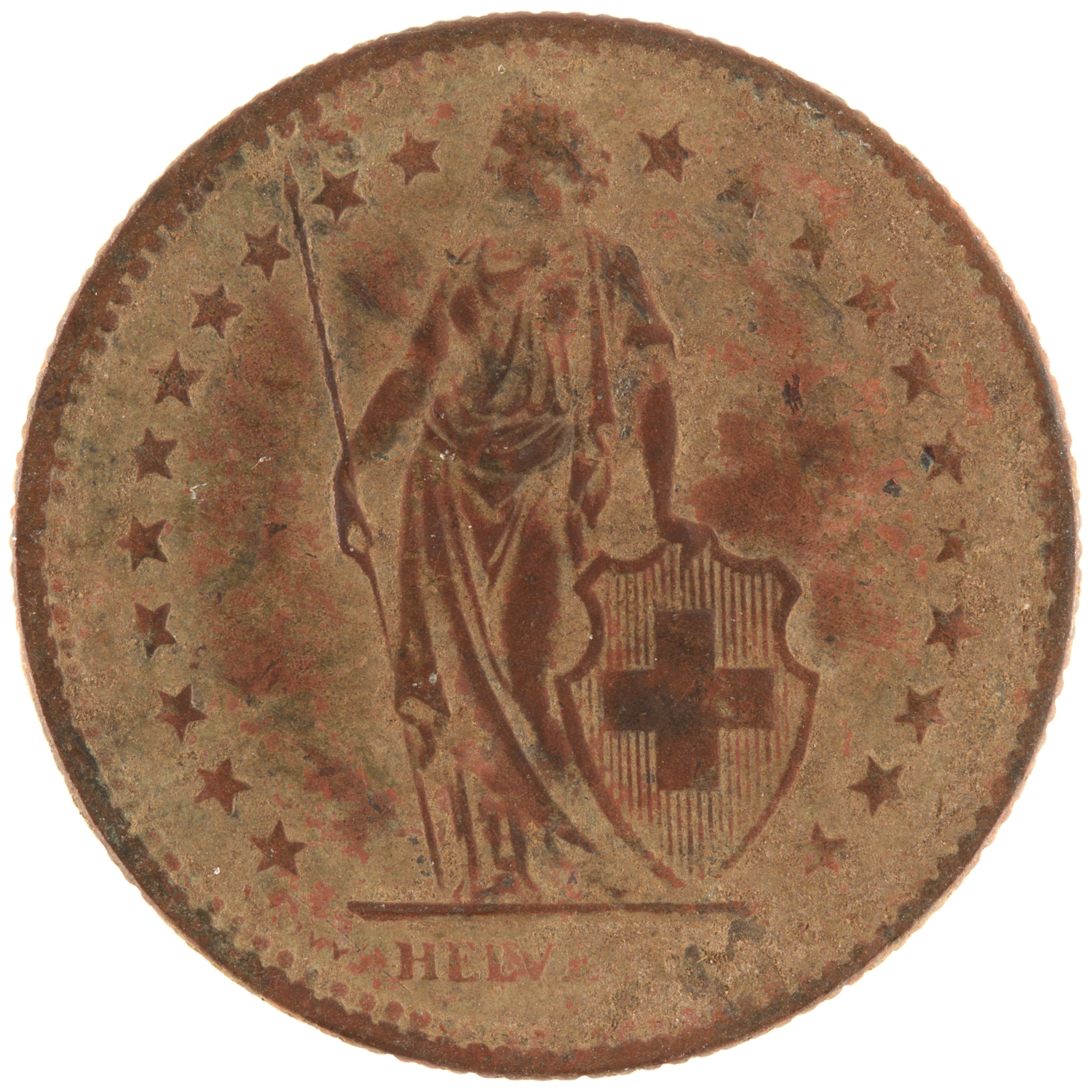 Suisse - Pièce 2 Francs 1982 cupro-nickel - Helvetia – Image 2