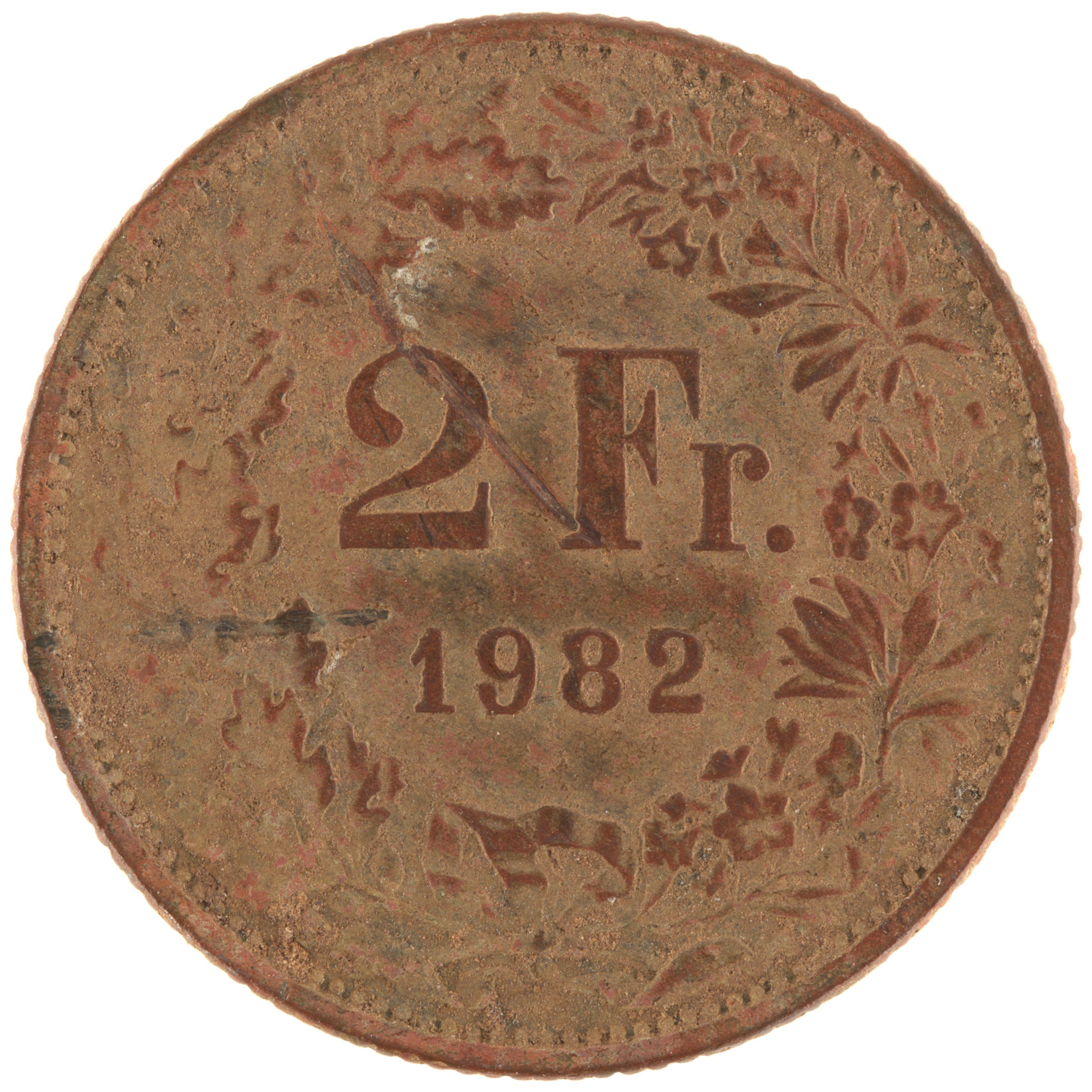 Suisse - Pièce 2 Francs 1982 cupro-nickel - Helvetia