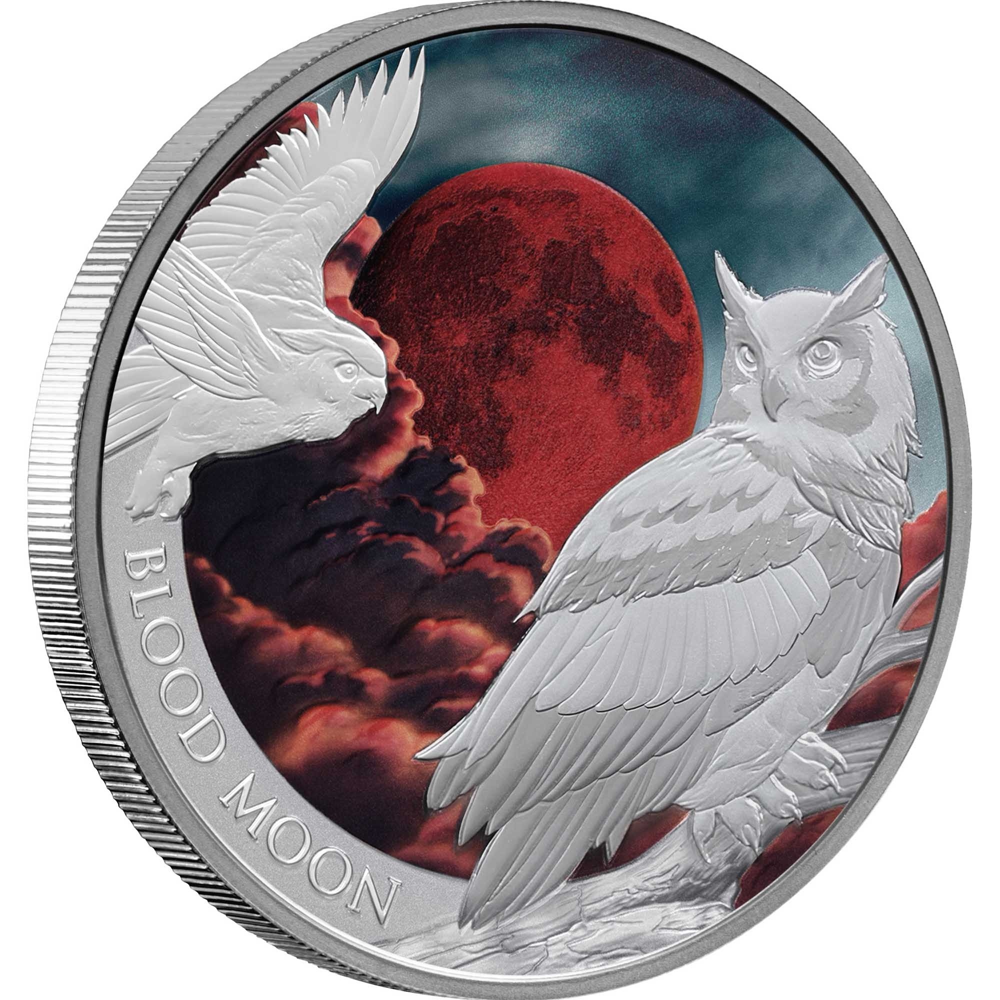 Tuvalu - Pièce 1 Dollar 2026 1 once argent BE - Lune de sang – Image 5