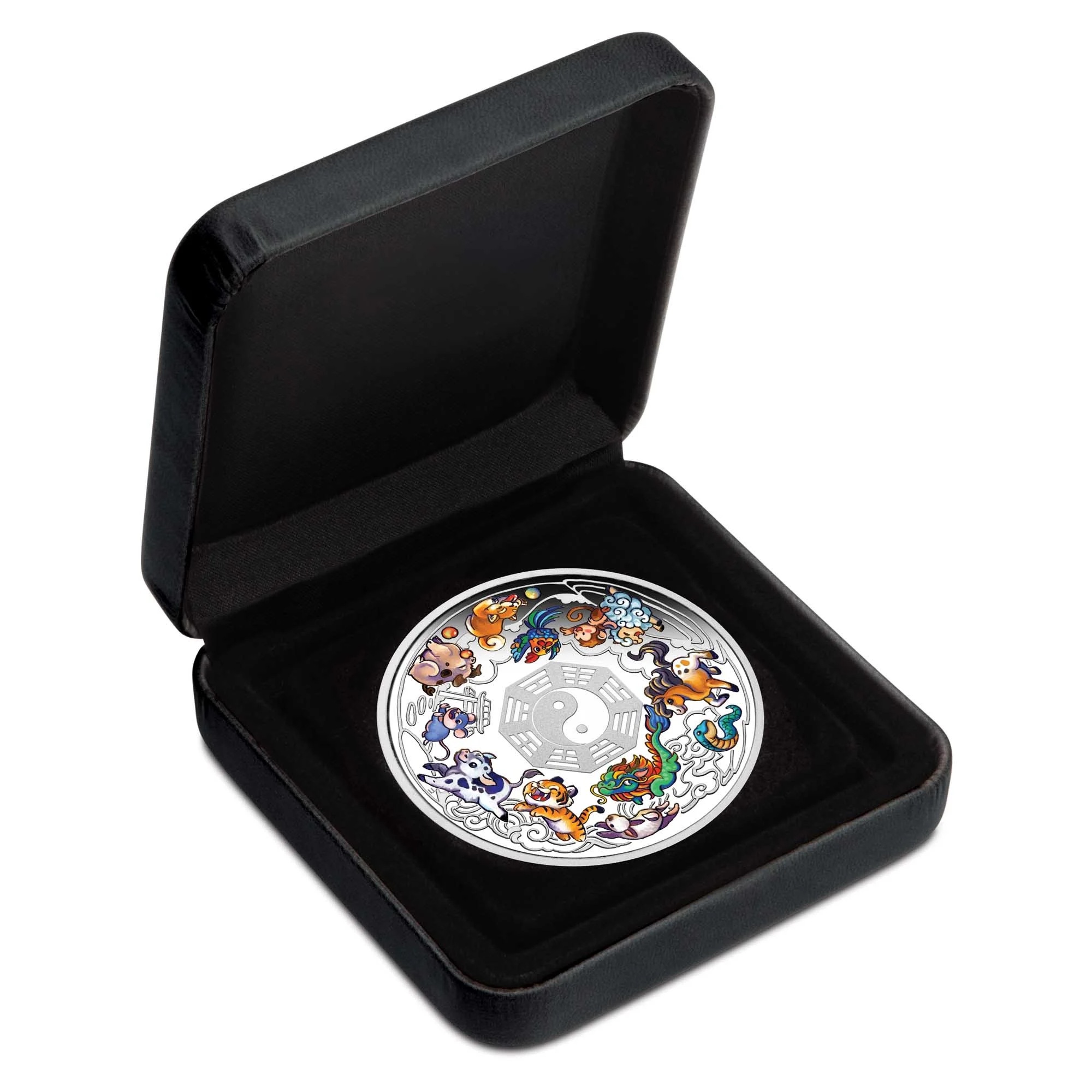 Tuvalu - Pièce 3 Dollars 2026 3 onces argent BE - Les douze bébés animaux du calendrier lunaire – Image 3