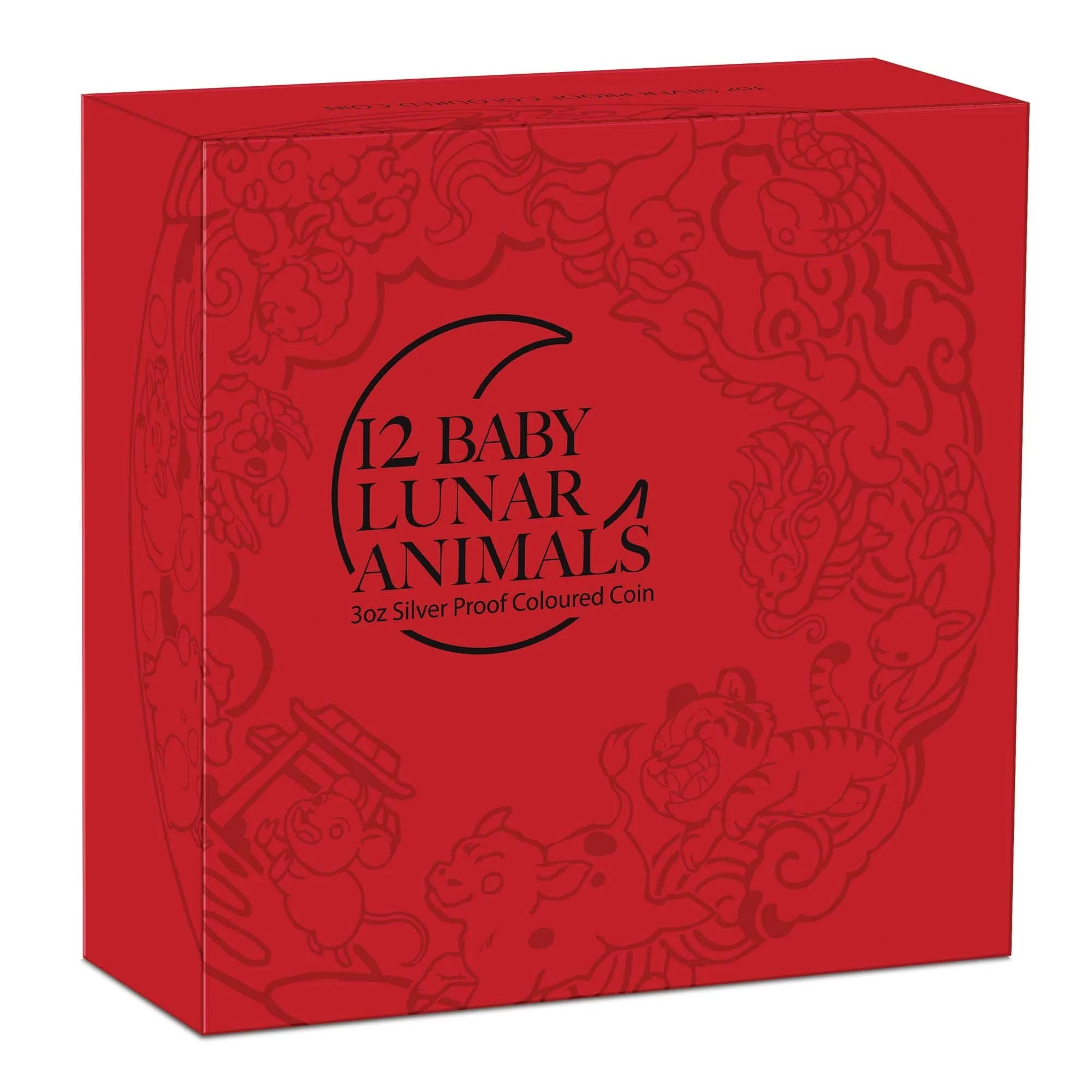Tuvalu - Pièce 3 Dollars 2026 3 onces argent BE - Les douze bébés animaux du calendrier lunaire – Image 4